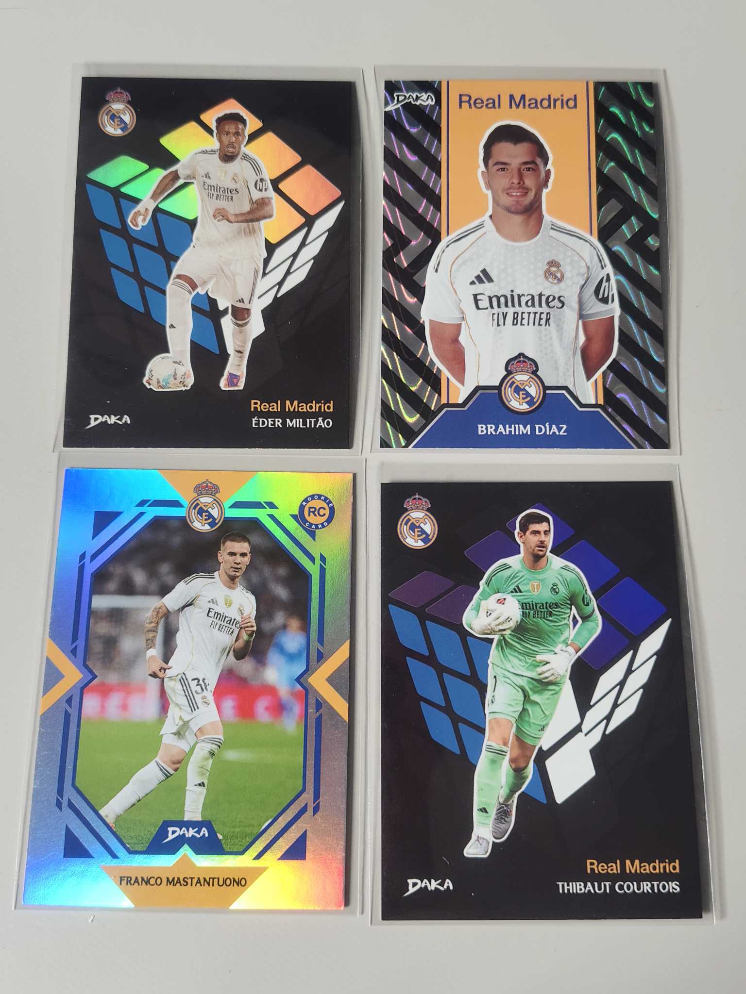 【佩妮拍卖】2025 daka 达咖 皇家马德里足球俱乐部 courtois 库尔图瓦 弗朗科 马斯坦托诺 埃德尔 米利唐 拉希姆 迪亚斯 299编175编lot109 拍前请阅读描述 许哥0120