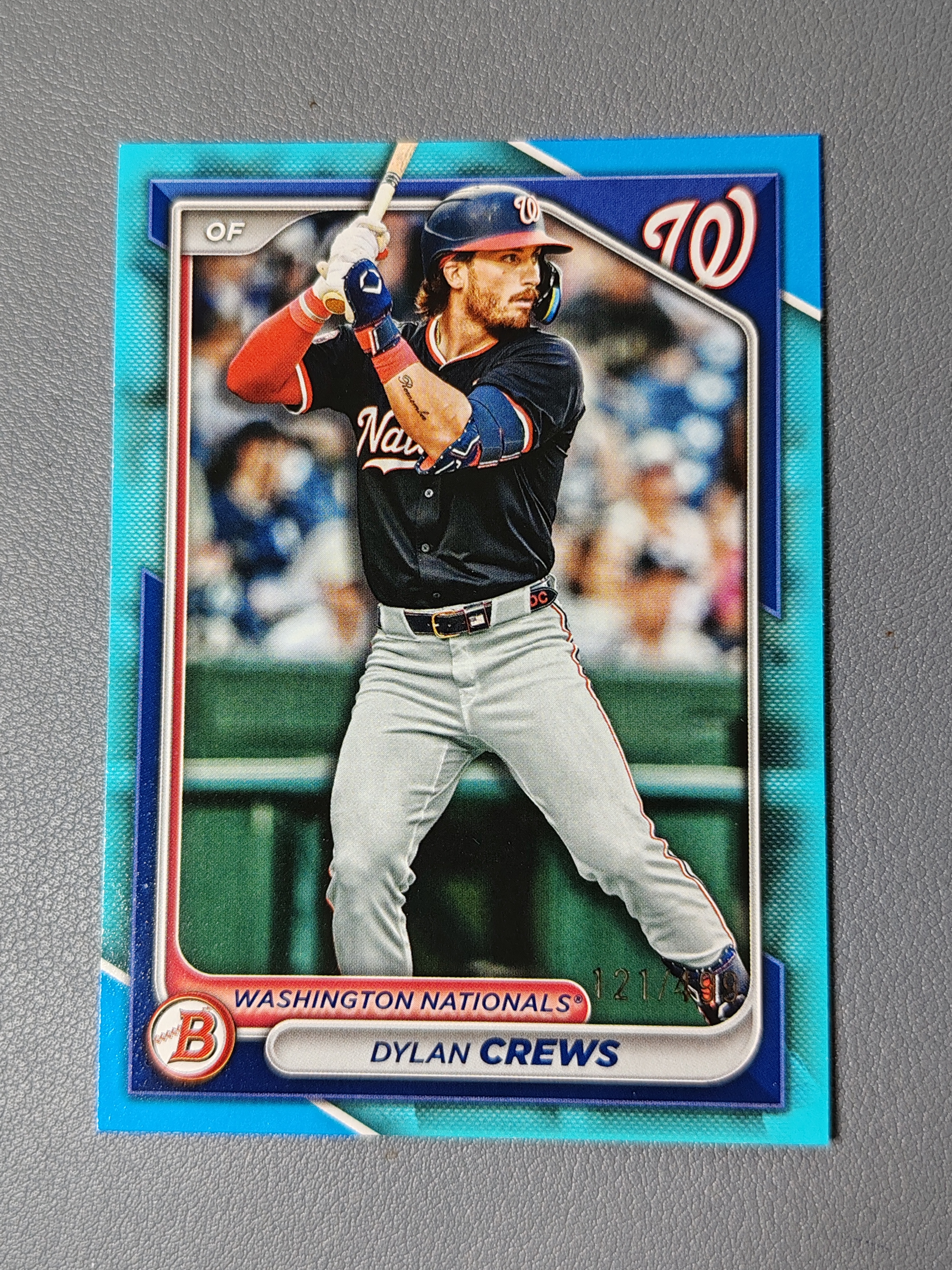 2024 Topps Bowman Dylan Crews 499编 蓝平行!
