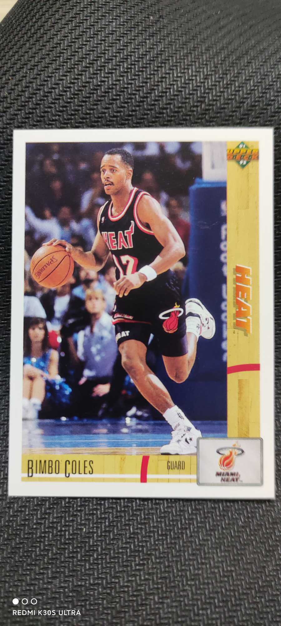 1991 Upper Deck Basketball Bimbo Coles 比姆博 科尔斯 热火队 no.149 凑套必备 可累计