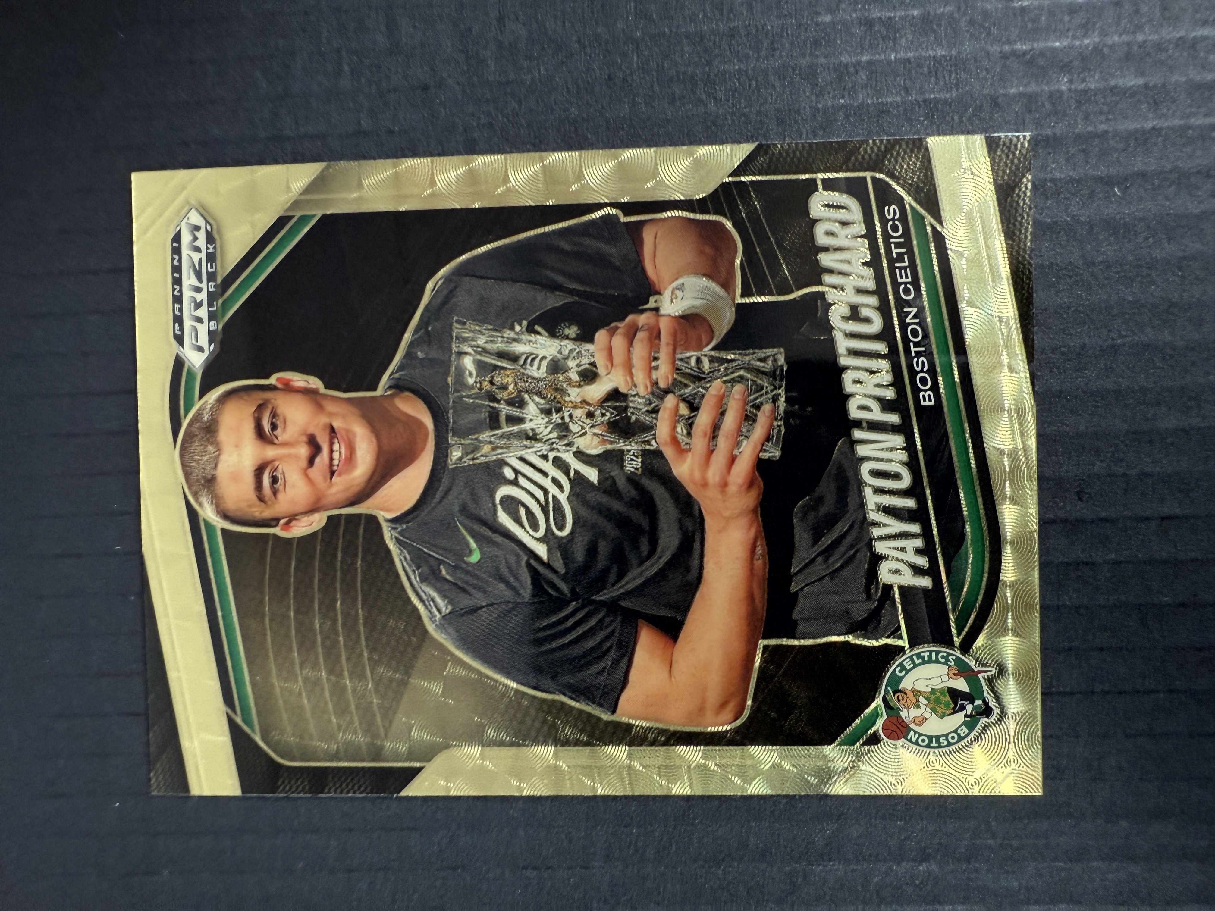 【GOAT山羊拍卖】大叔 2024-25赛季 prizm black系列 普理查德 爆金折 捧杯最佳第六人选图 /5 超低编 凯尔特人新星 品相如图
