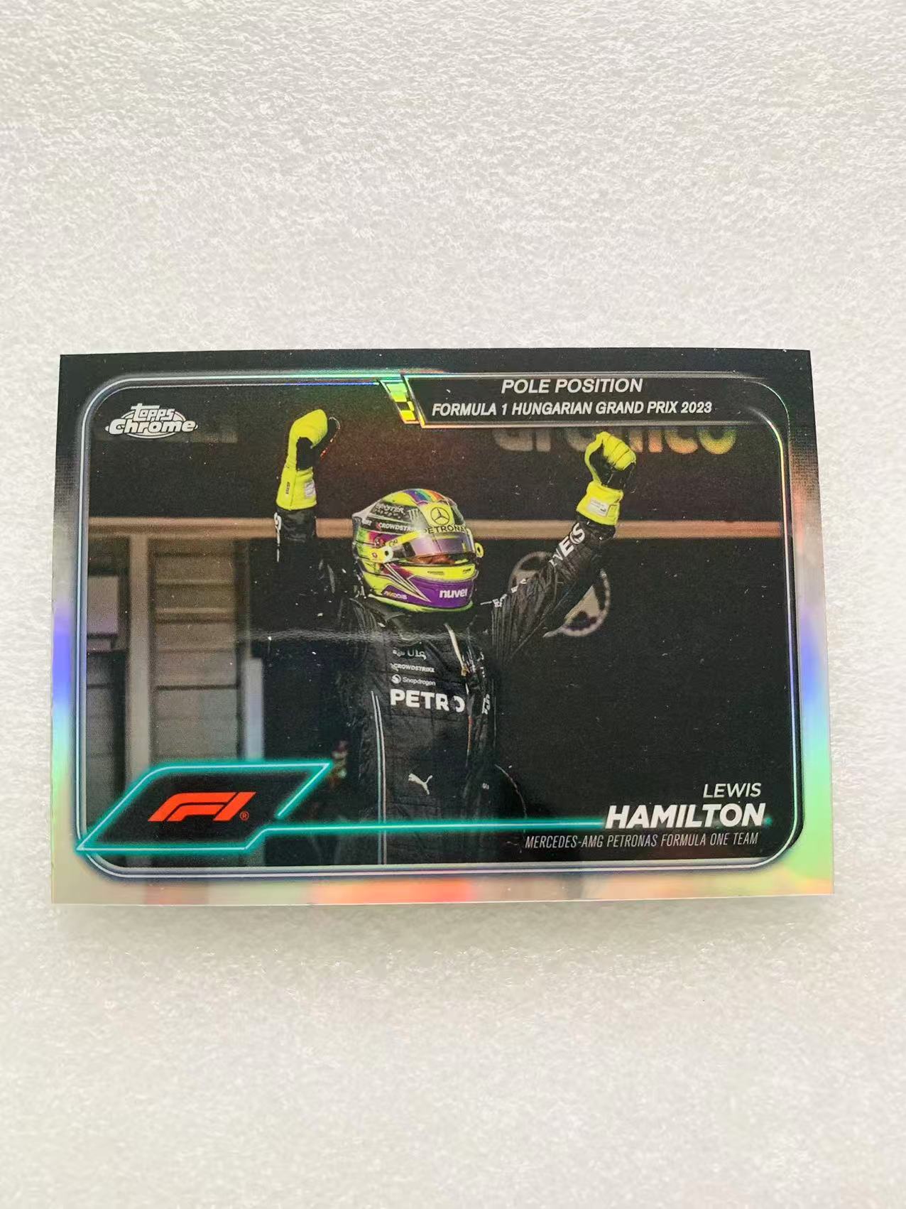 2022 Topps Chrome Lewis Hamilton 正系列 折射 汉密尔顿 庆祝 银折 梅奔车队 总冠军 WCC制造商 卡品如图 专收凑套推荐