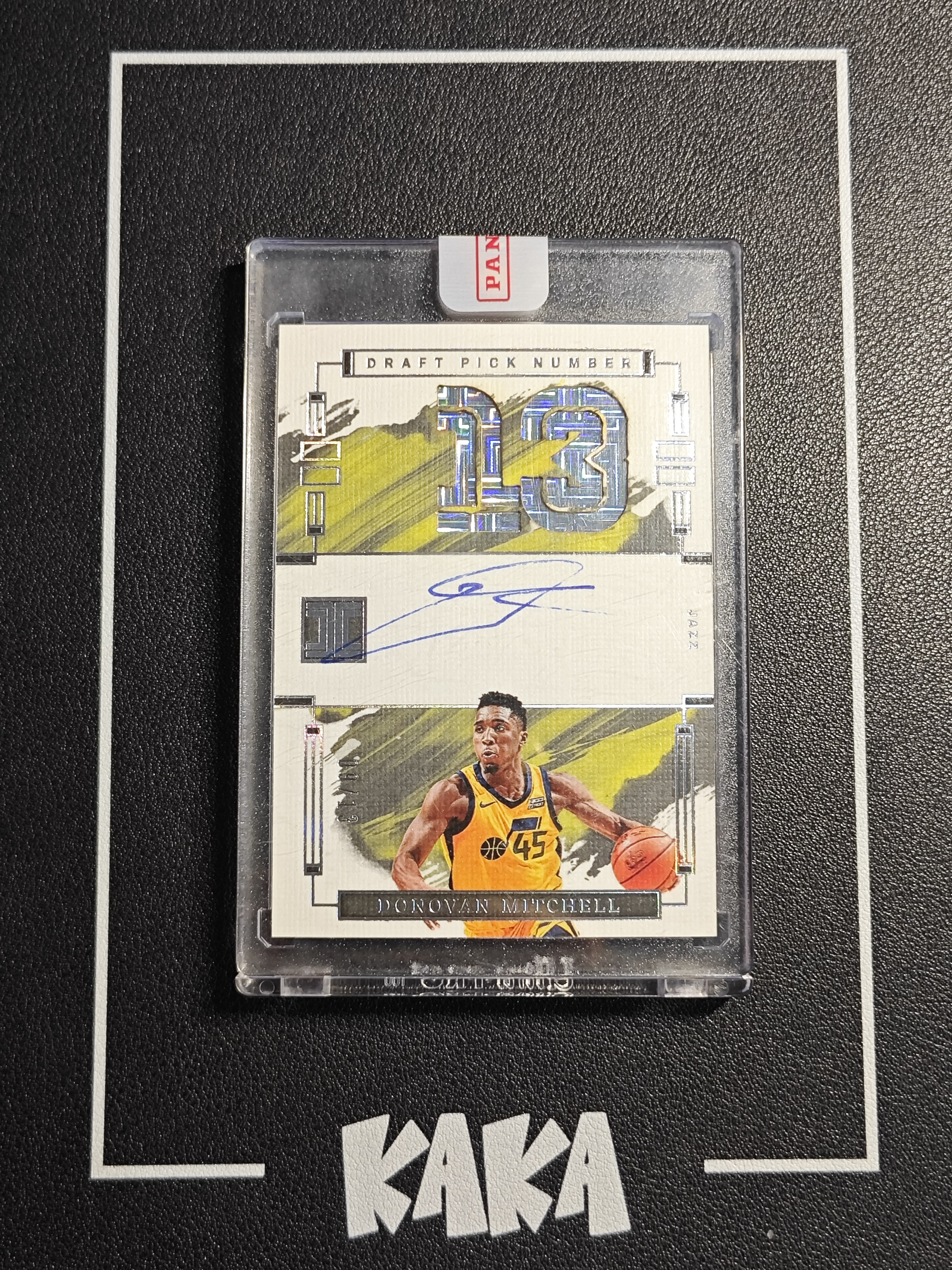【KAKA】2023-24 Panini Impeccable Donovan Mitchell 小真金 爵士 多诺万 米切尔 卡签 13编 数据签 选秀顺位数据 签字 原封砖 Hit卡 景艺