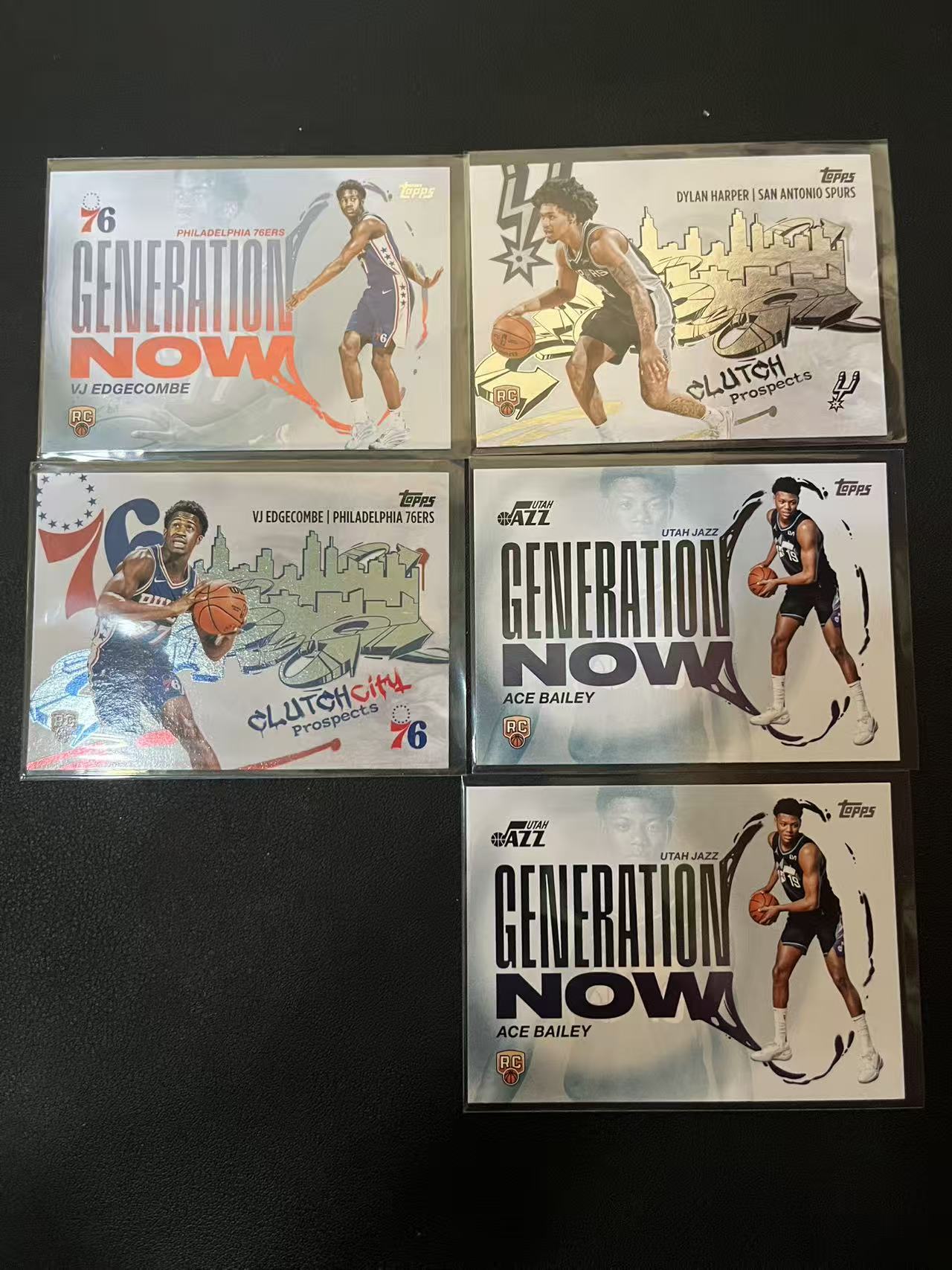2025 Topps Flagship Valdez VJ Edgecombe Jr RC VJ 埃奇库姆 挨斯 贝利 迪伦 哈珀 关键新秀 城市特卡 5张 卡品如图 龙龙龙