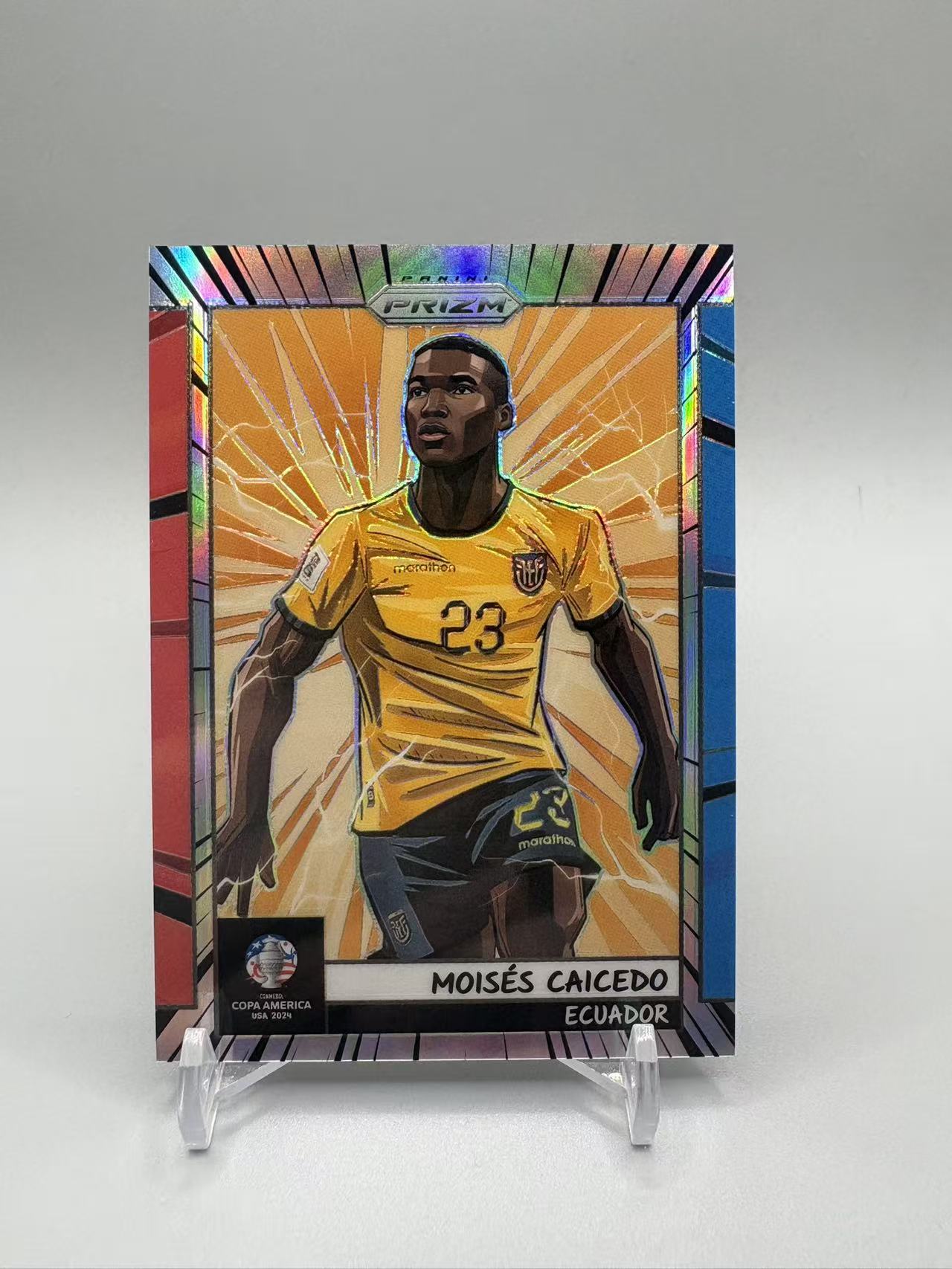 2024 Panini Prizm caicedo 【灰灰代拍】美洲杯 pz 凯塞多 凯赛多 漫画 manga SSP 箱货 切尔西 厄瓜多尔 兜