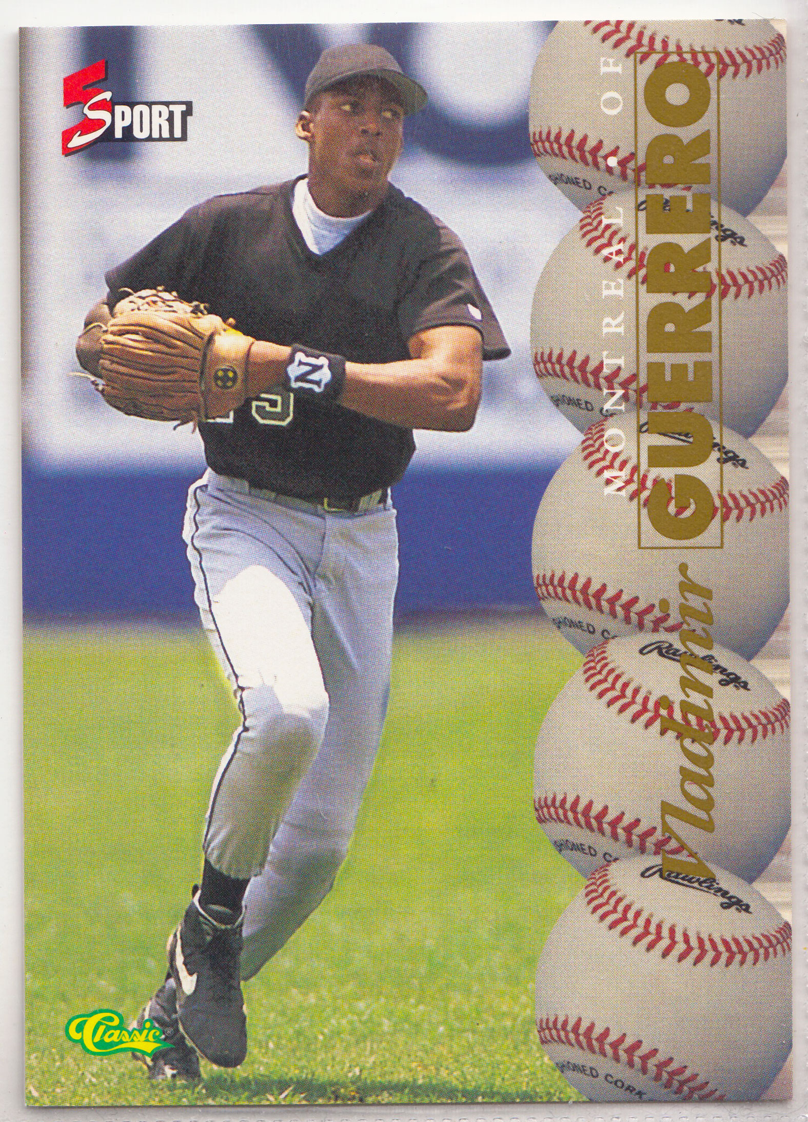 【ABC1 Card Market】1995 Classic Marketing Five 5 Sport Baseball Vladimir Guerrero 弗拉基米尔 格雷罗 Expos 蒙特利尔博览会 #115 XY11570