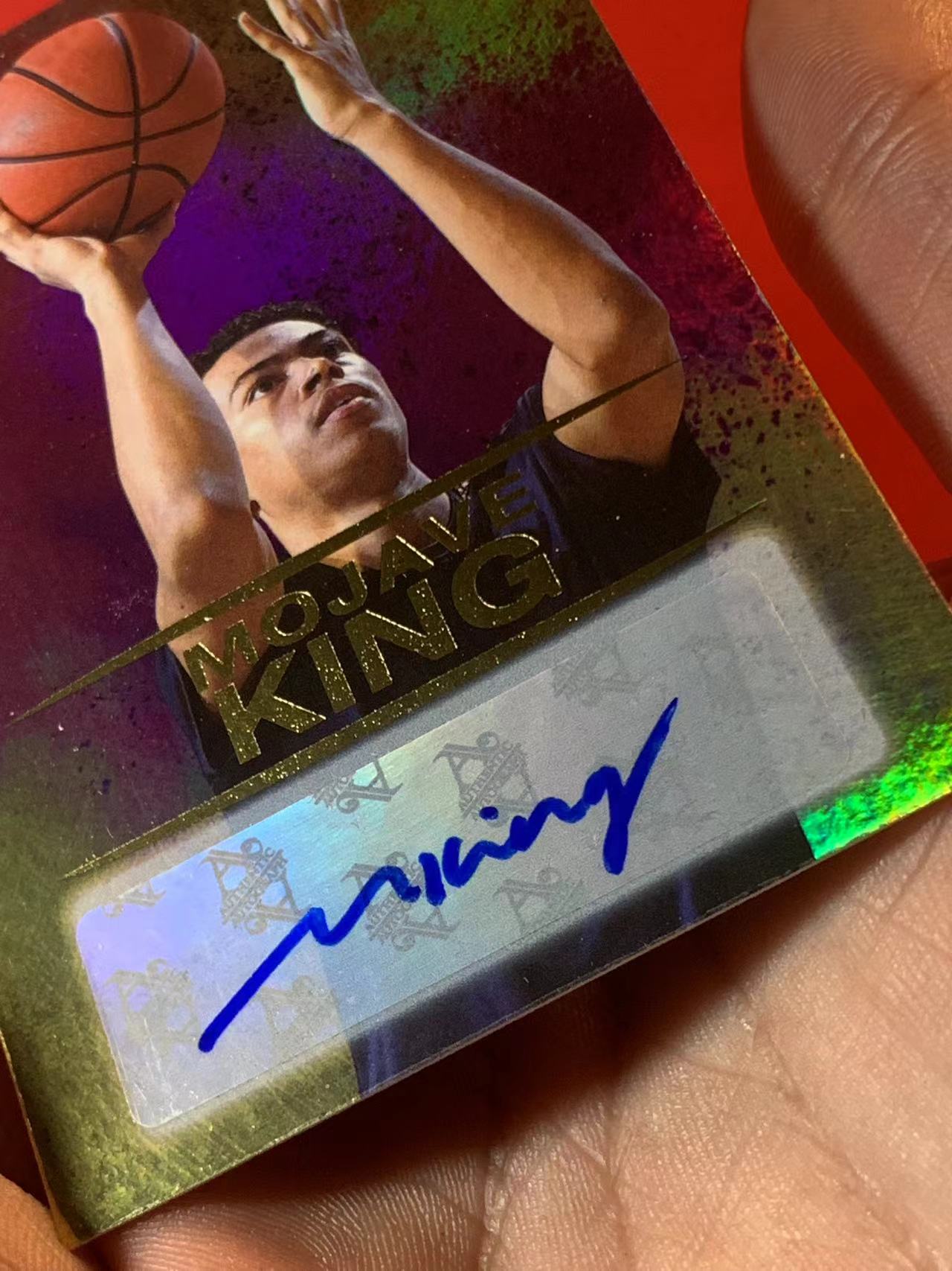 (詹叔代拍)2021 skybox mojave king 篮球 莫哈维金 签字 折射 墨迹好 卡品如图 顺丰寄付 cp1
