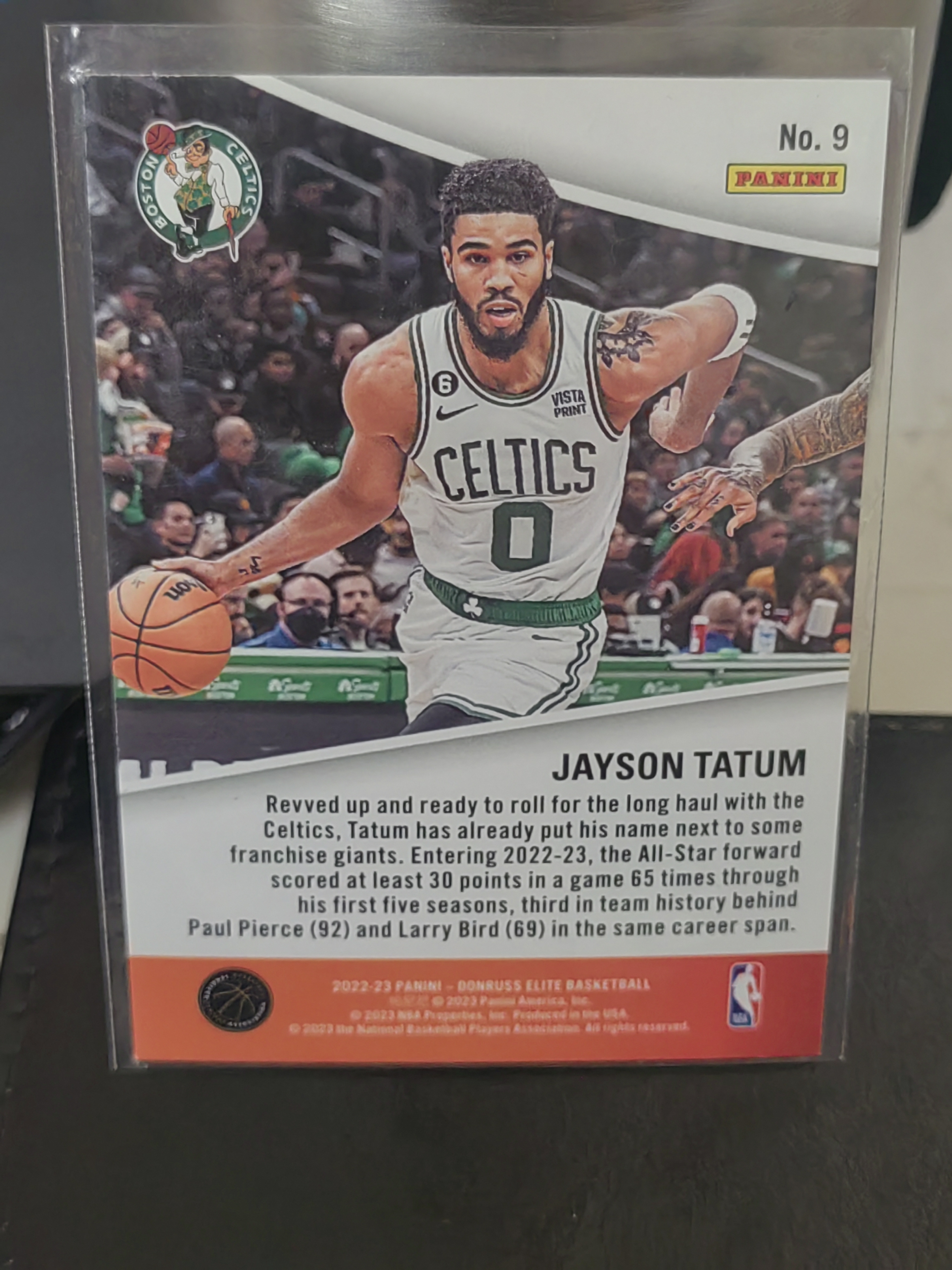 2022-23 Panini ELITE Jayson Tatum 精英 杰森塔图姆 凯尔特人 FULL THROTTLE 全速前进 特卡 篮 白边白角 不保卡品 卡品如图