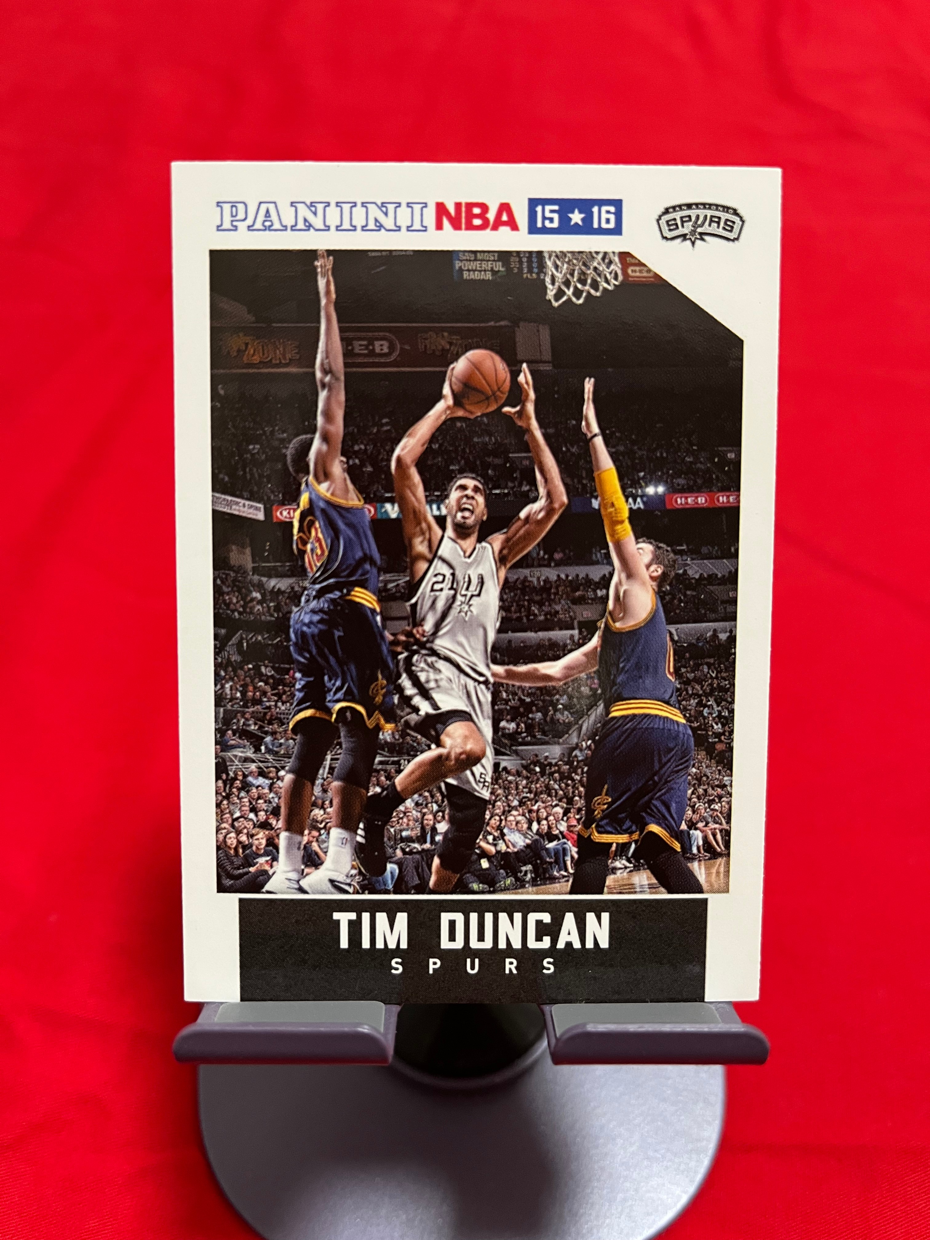 2015 Panini 老卡 老特 Tim Duncan 蒂姆 邓肯 石佛 马刺【经典设计 S.P.A.】【边角瑕疵如图 介意勿拍】#1120