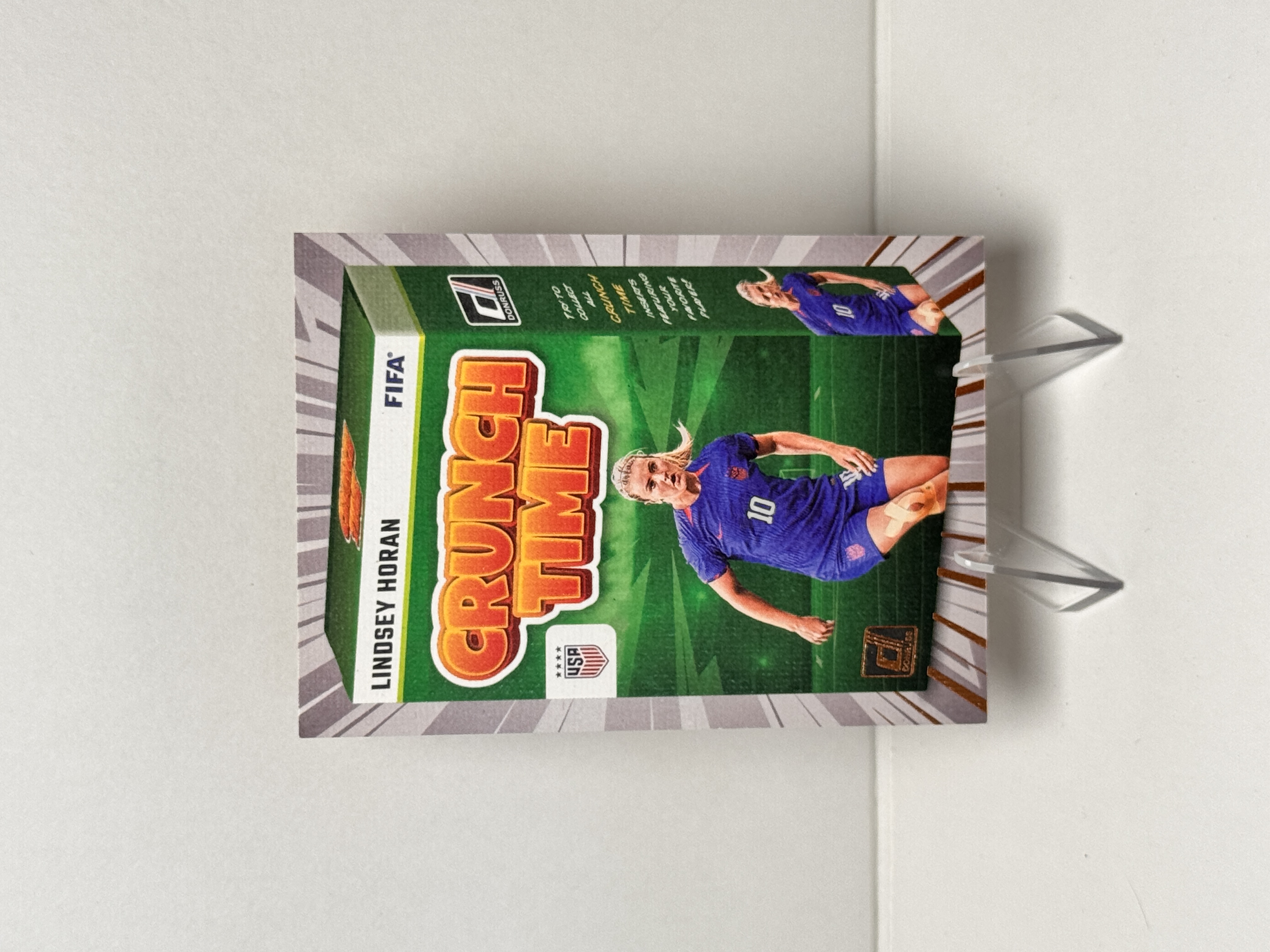 2023-24 Panini Donruss Lindsey Horan 杜蕾斯 FIFA 林赛 霍兰 美国 Crunch Time 特卡 收藏必备 卡品如图 【星爷代拍】D2-1