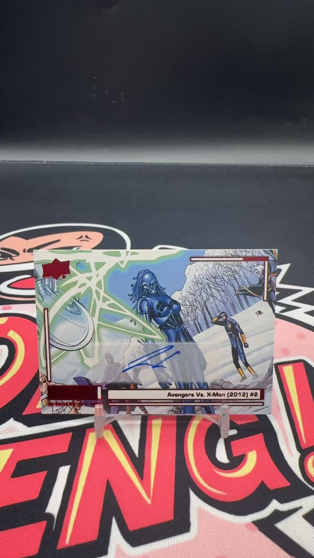 【玩具坑】2022 Upper Deck Allegiance Marvel 漫威 复仇者联盟vsX战警 艺术家签字 jason arron