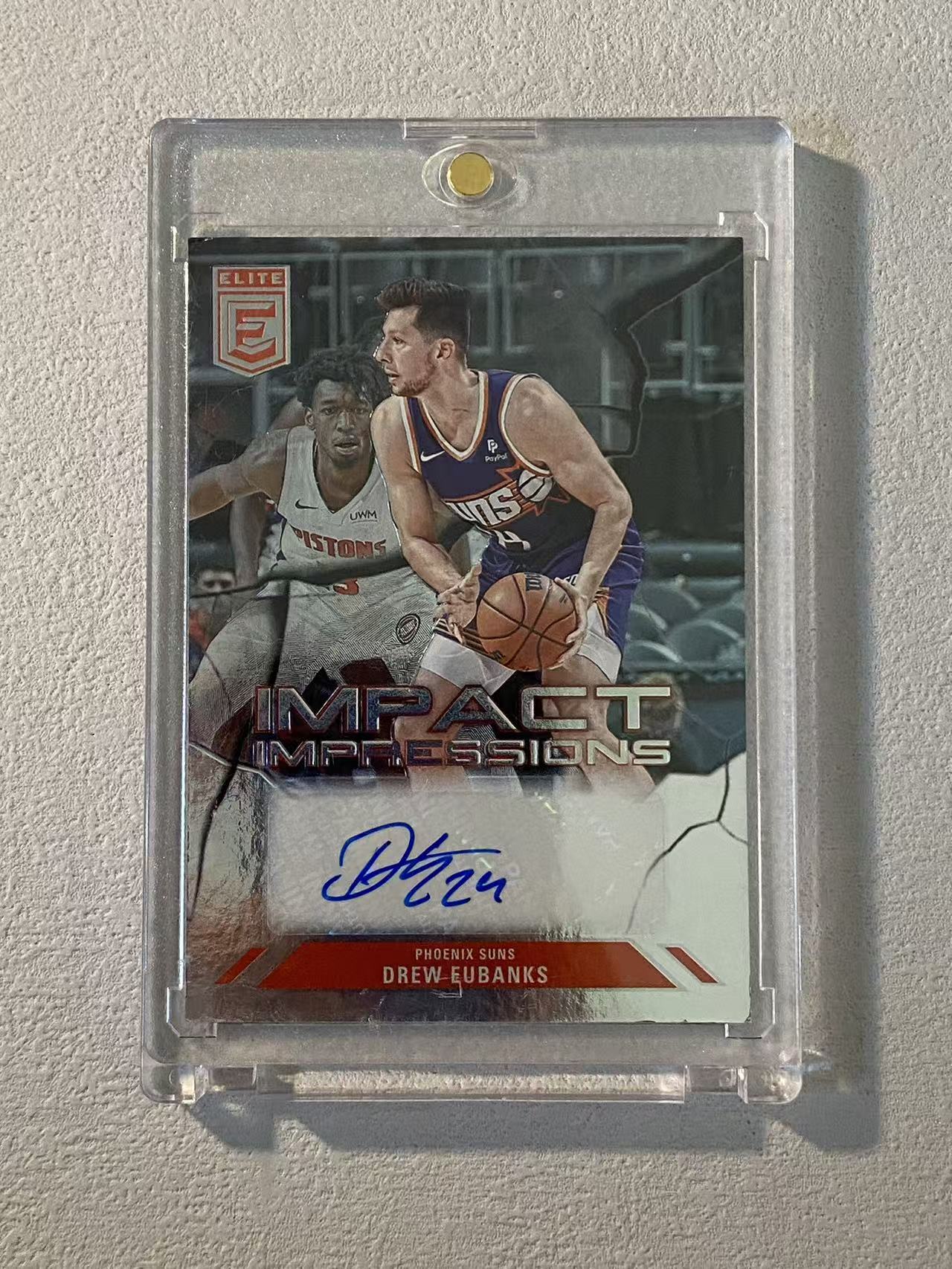 2023-24 Panini Donruss Elite Drew Eubanks 精英 太阳 尤班克斯 签字 impact签 收藏必备
