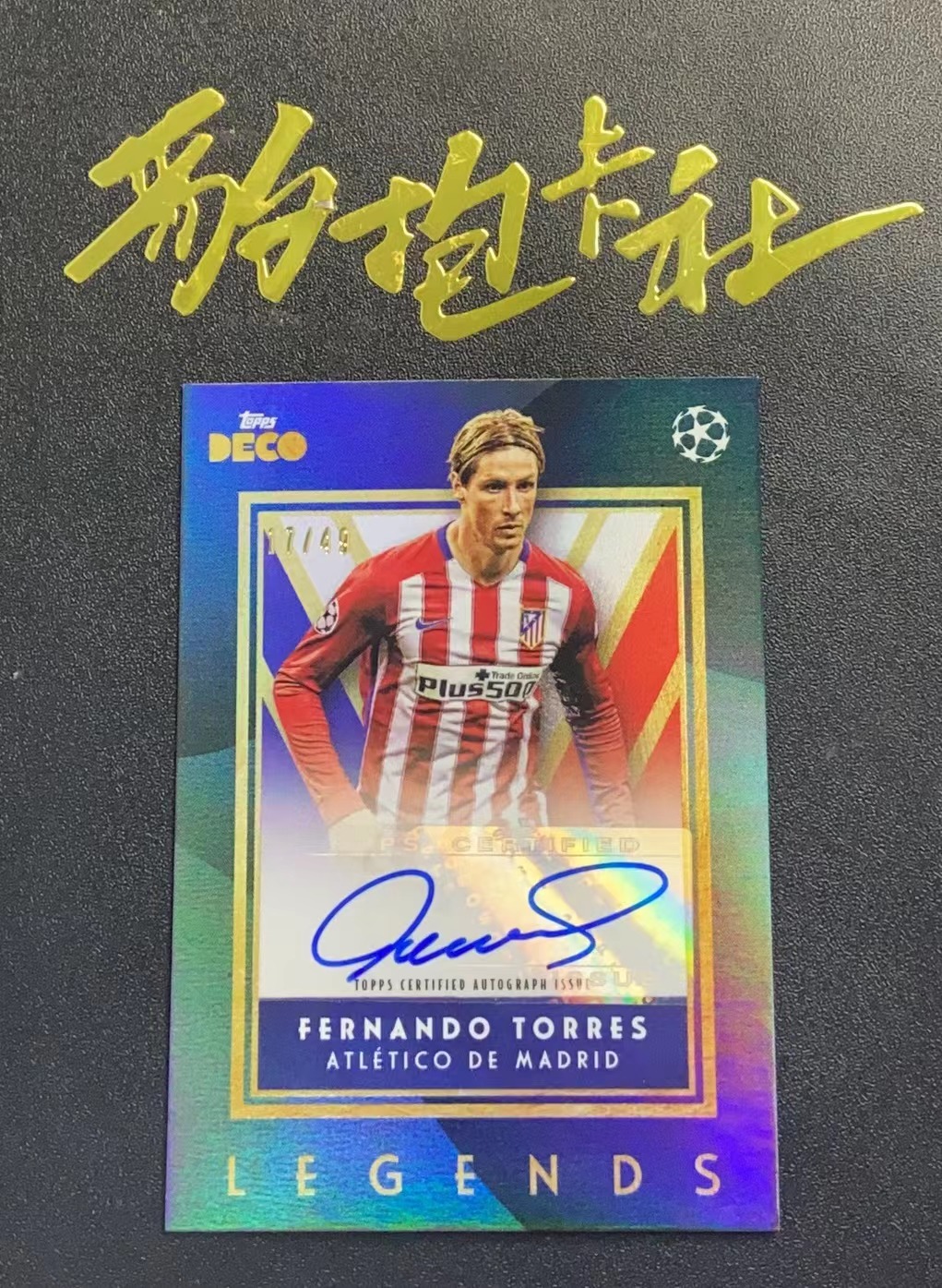 TOPPS MUSEUM 23-24 FERNANDO TORRES ATLETICO DE MADRID PARALLEL 20/50 – Football Cards Direct