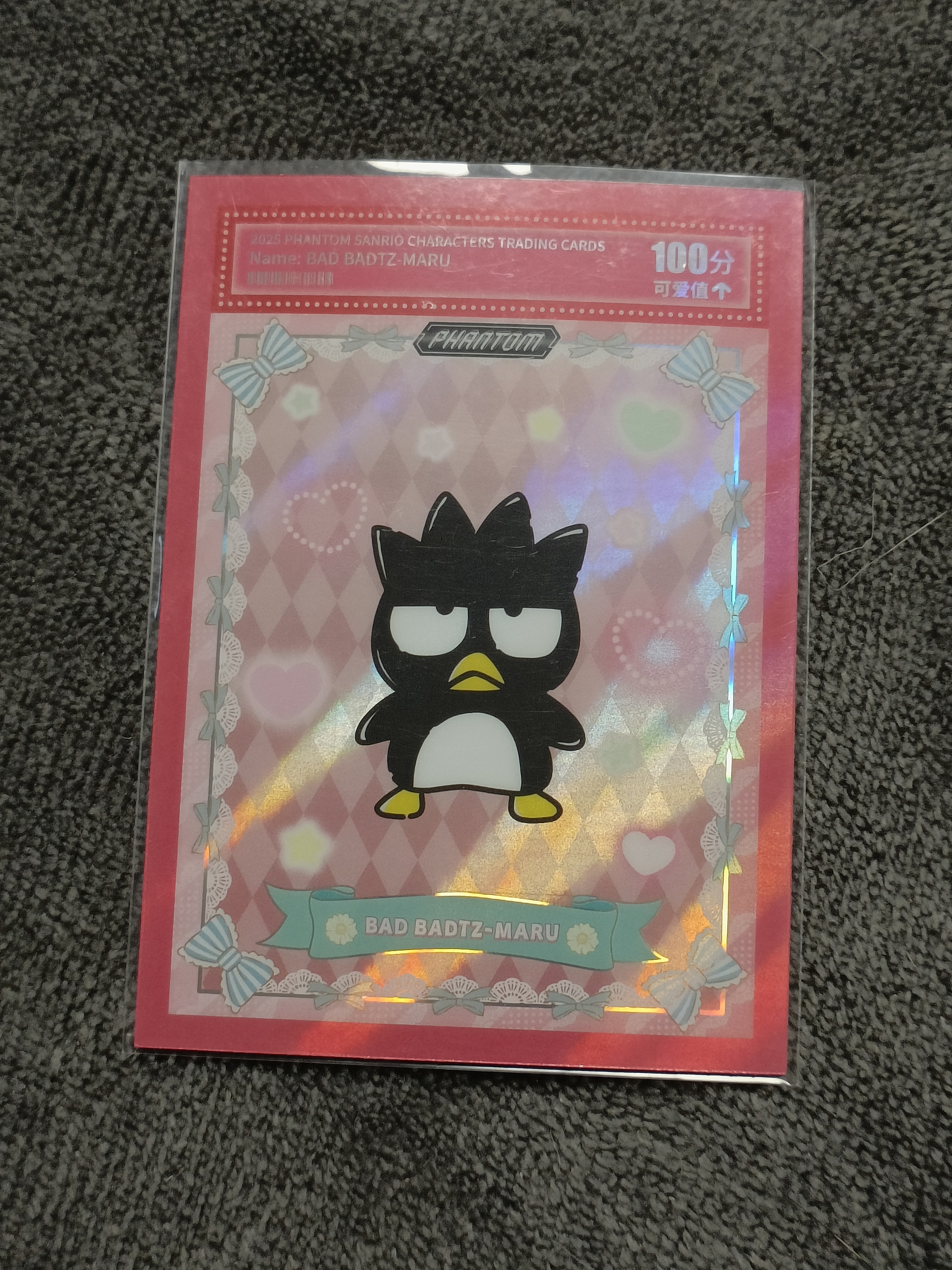 2023 Kakawow PHANTOM 三丽鸥家族系列收藏卡 BAD BADTZ-MARU 酷企鹅 【谦谦拍卖】PSA-CG-10 可爱分值卡 01/99编 秋鹿