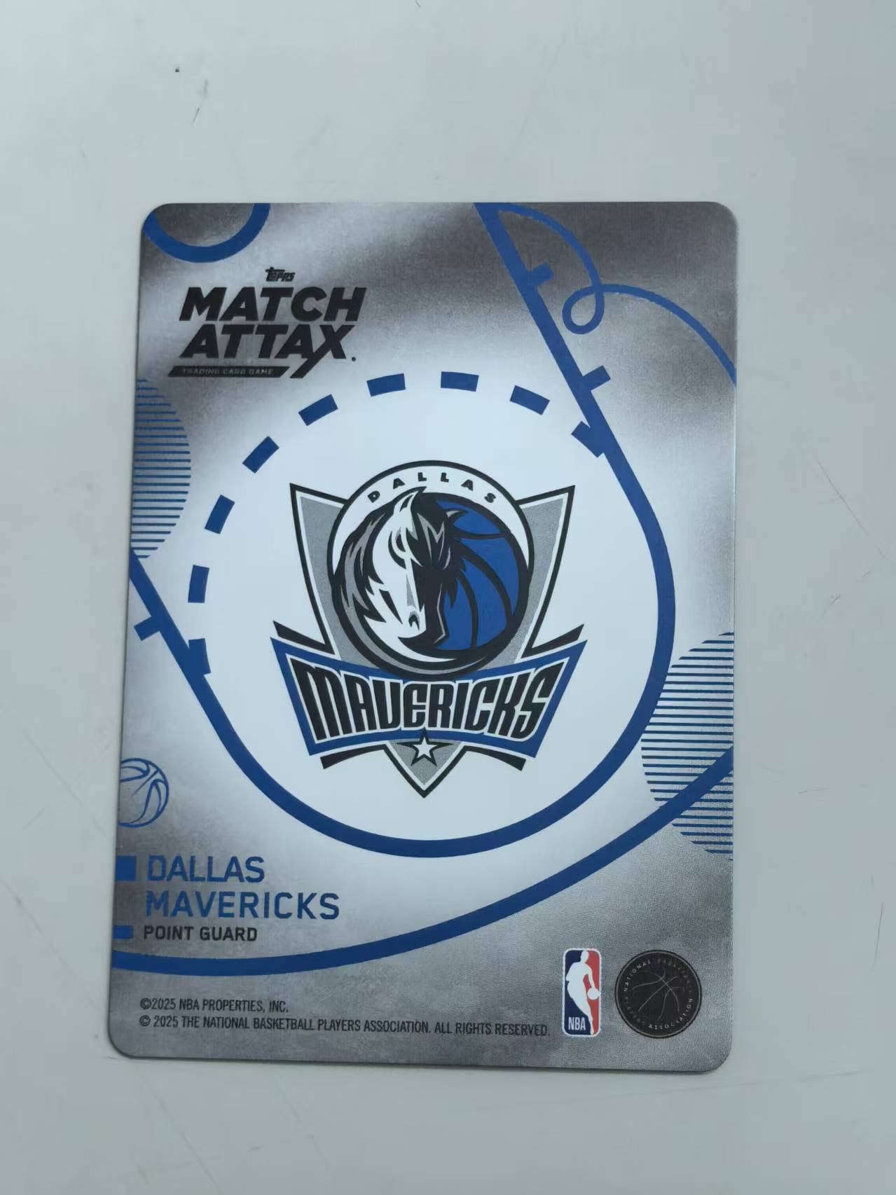 2025 Topps Match Attax Kyrie Irving #KI-JW 3D特卡 in motion 独行侠 【黑魔苏】