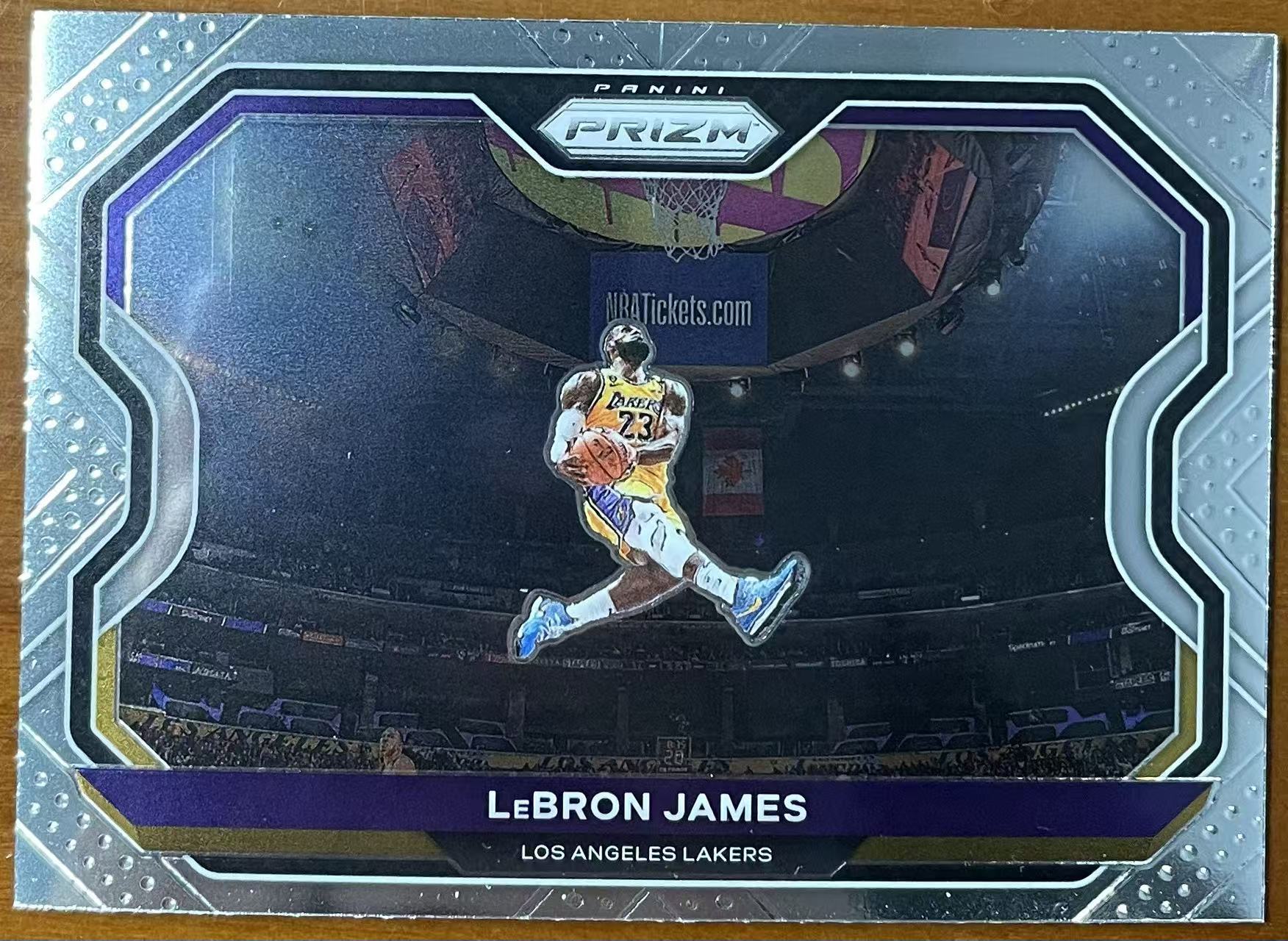 2020-21 Panini Prizm LeBron James 湖人 勒布朗 詹姆斯 剪刀脚 卡品如图(苹果)