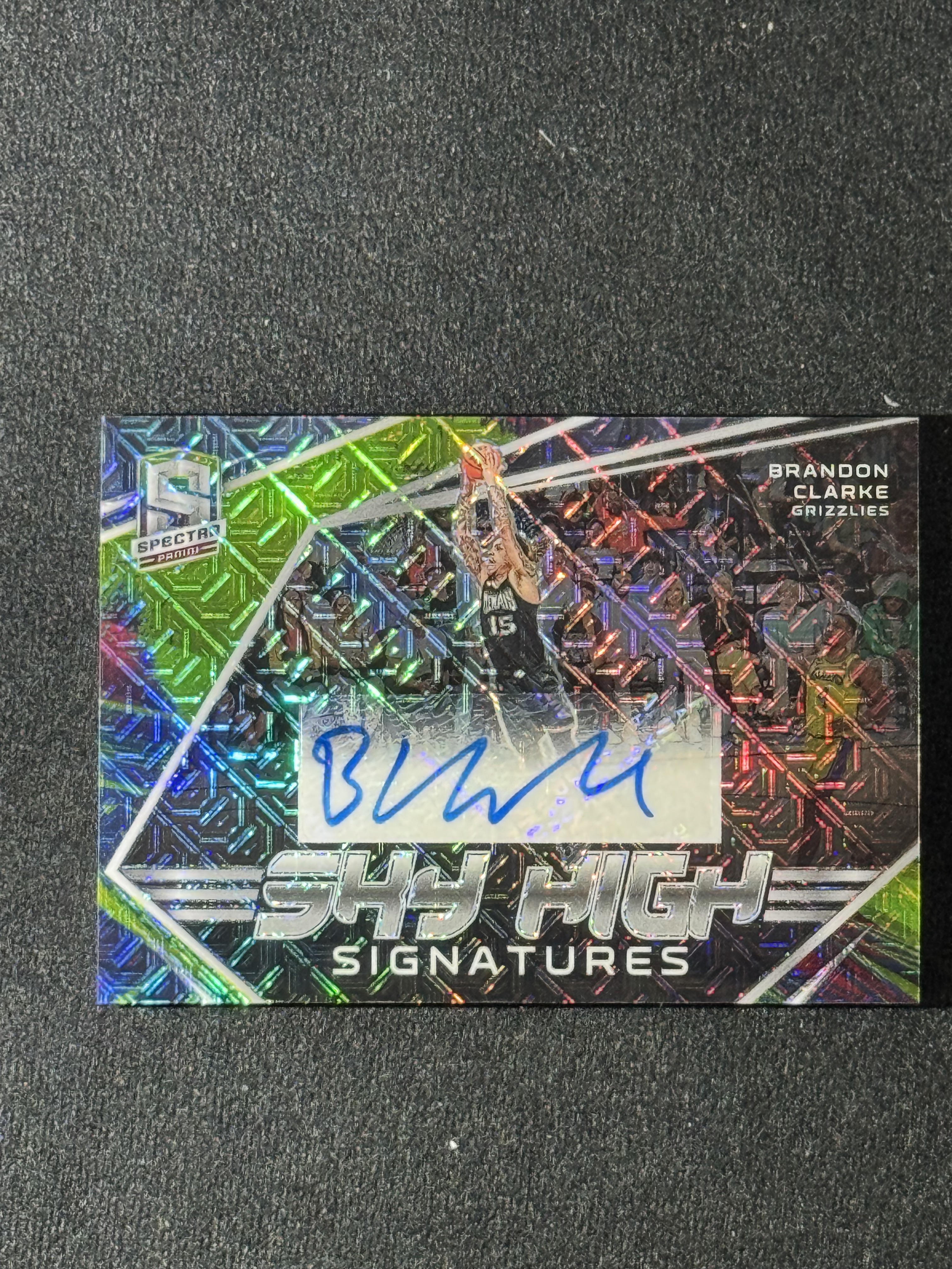 2022-23 Panini Spectra Brandon Clarke 【扎克代卖】光谱 灰熊 布兰登 克拉克 15/25编 同背 贴签 实卡好看 瑕疵如图 福盒 猪脚饭