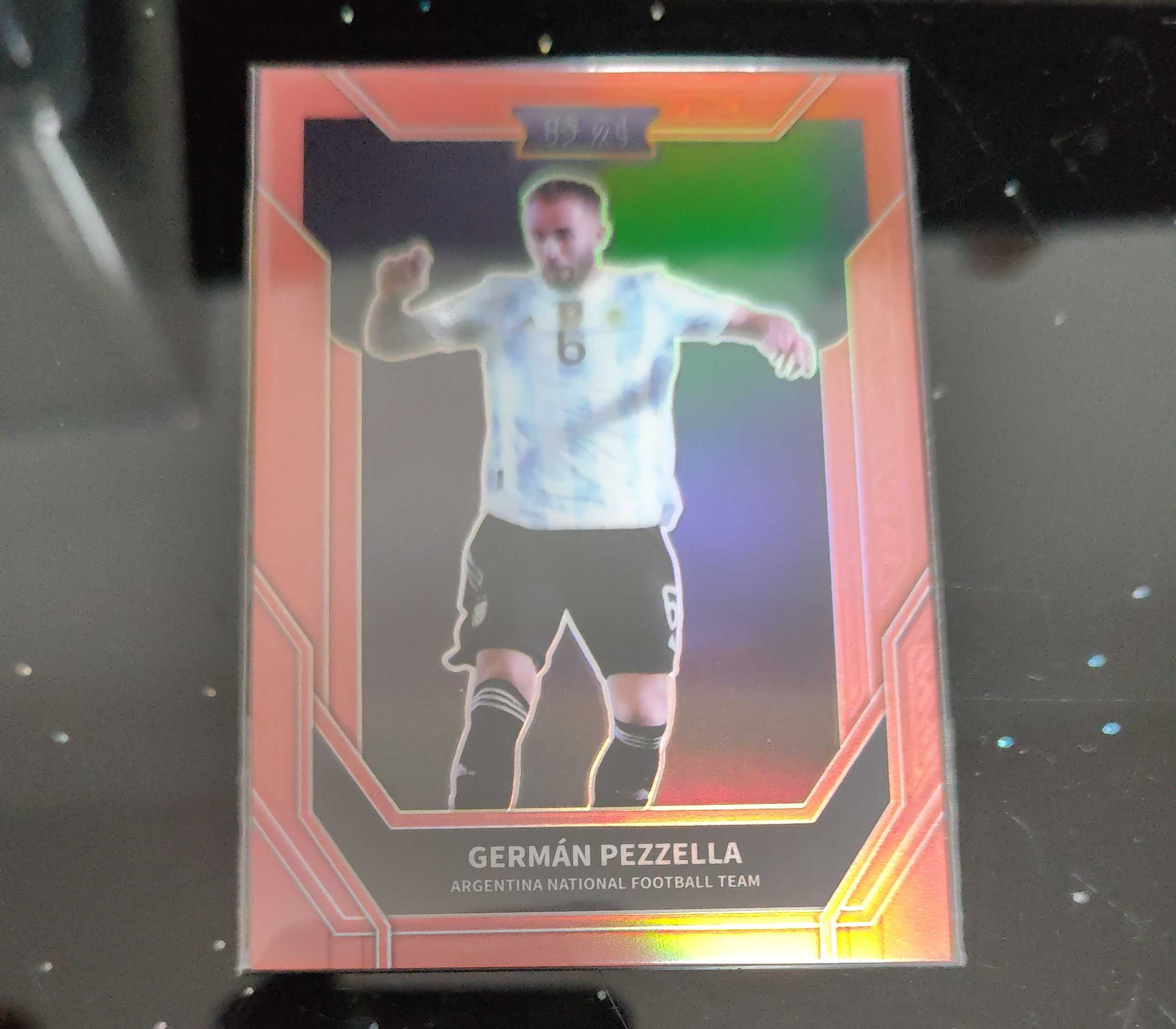 2022 fansmall 时刻 German Pezzella 范斯猫 时刻 佩泽拉 阿根廷队 铜折 折射 41/49编