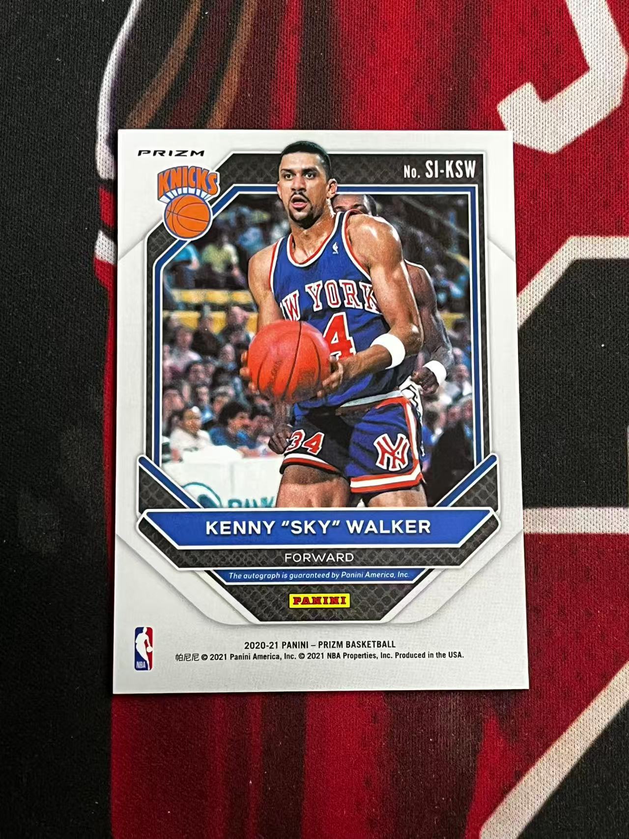 【接寄拍费率低至5%含卡淘手续费】2020-21 PANINI PRIZM PZ系列 尼克斯 天行者 肯尼沃克 签字卡 全签 红圈圈折 折射 专收凑套必备【烂臭嘴拍卖】