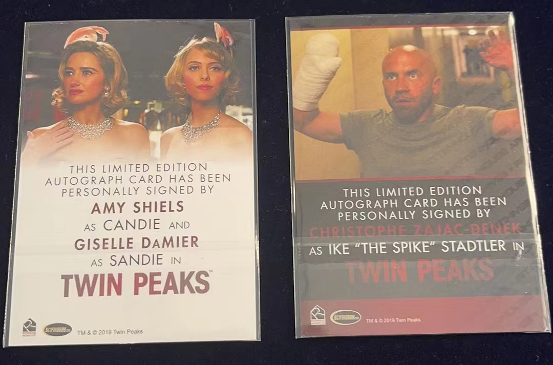 【潮旺速拍】2019 Twin Peaks 双峰【影视收藏卡】艾米·史尔斯  吉赛尔·达迈尔 双签 Christophe Zajac-Denek 签字 CWDZ 不累计