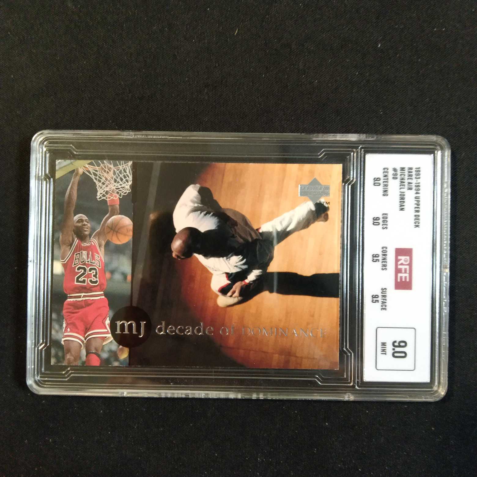 1993-94 Upper Deck Jordan Rare Air Michael Jordan 评级卡 乔丹 公牛 实卡精美超级稀有 错过后悔 投资收藏必备（卡品如图，请看清再拍！）