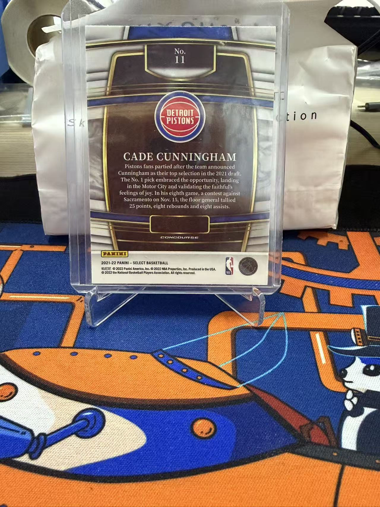 2021-22 Panini Collector's Choice Cade Cunningham RC 凯德 康宁汉姆/CC 底特律活塞队 RC新秀 #11 卡固官方代卖 Gordon