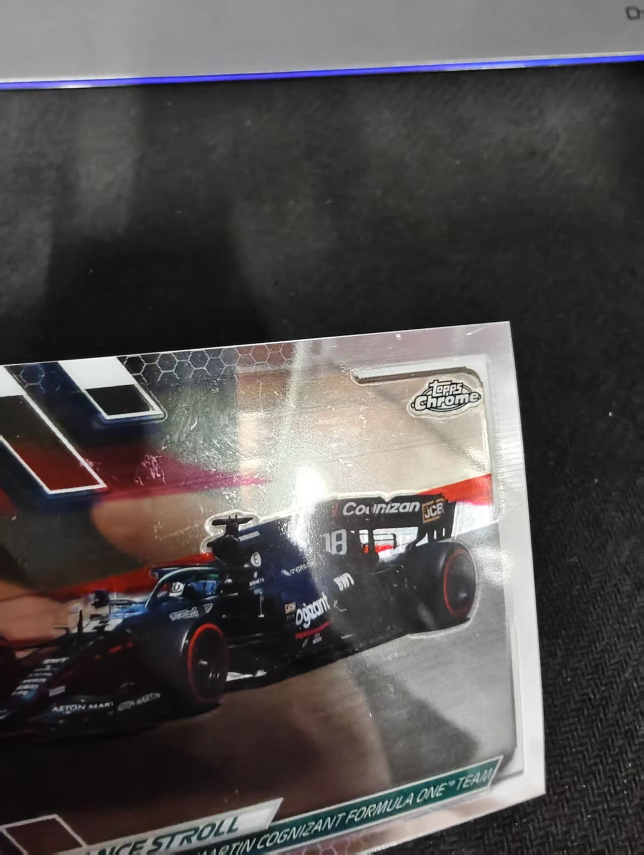 2021 Topps Chrome F1 Lance Stroll 兰斯 斯托尔 划痕 边角瑕疵 #103