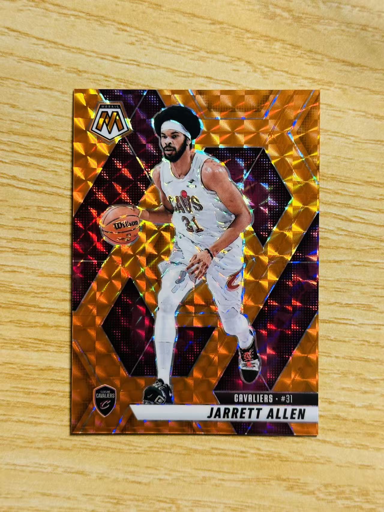 2024-25 Panini Mosaic Jarrett Allen 嘿嘿代卖 马赛克 贾莱特 阿伦 橙折 249编 骑士 收藏必备