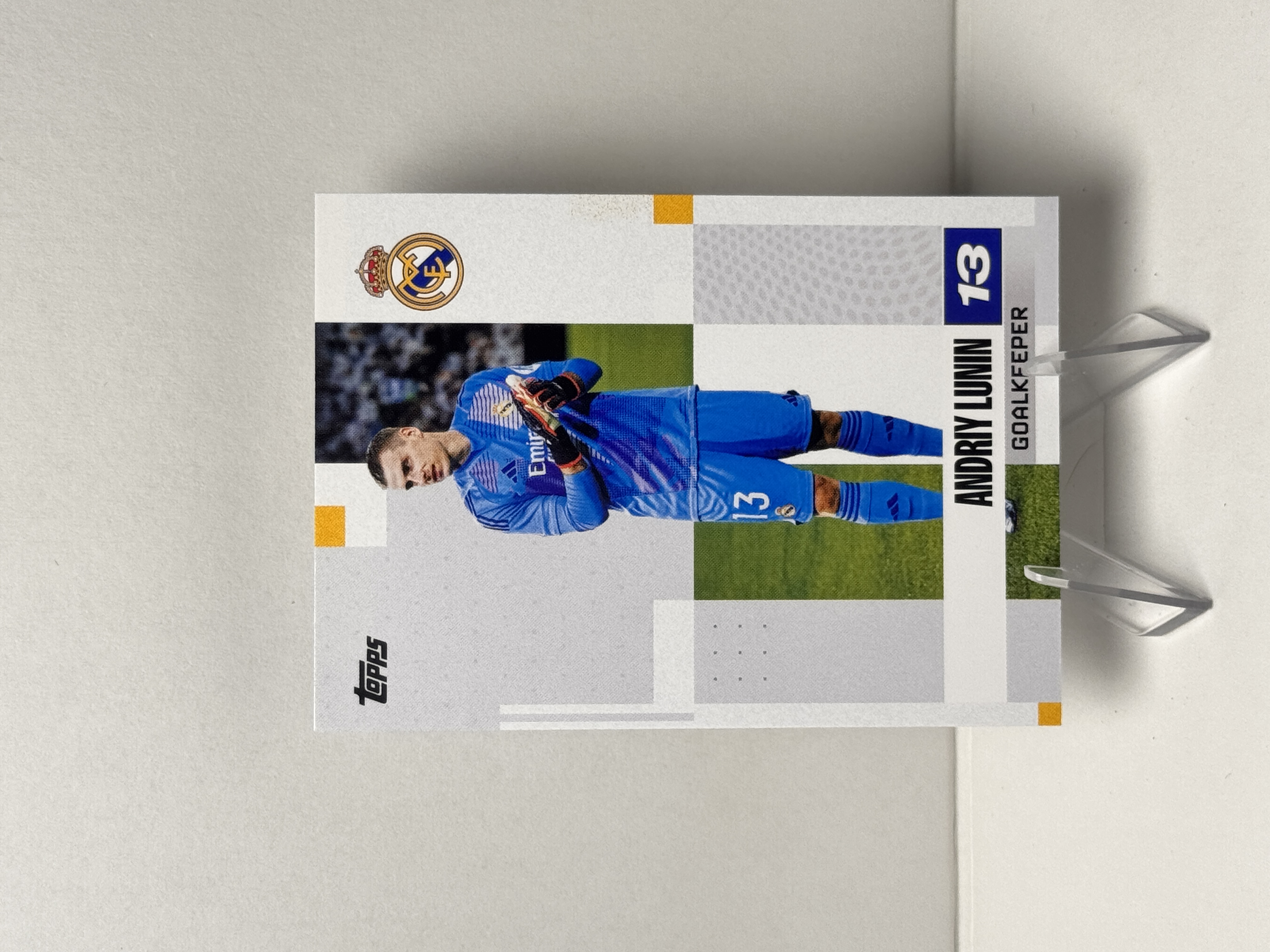 2025 Topps Real Madrid Team Set Andriy Lunin 皇家马德里 皇马 卢宁 base 实卡精美 收藏必备 卡品如图【星爷代拍】D3-2