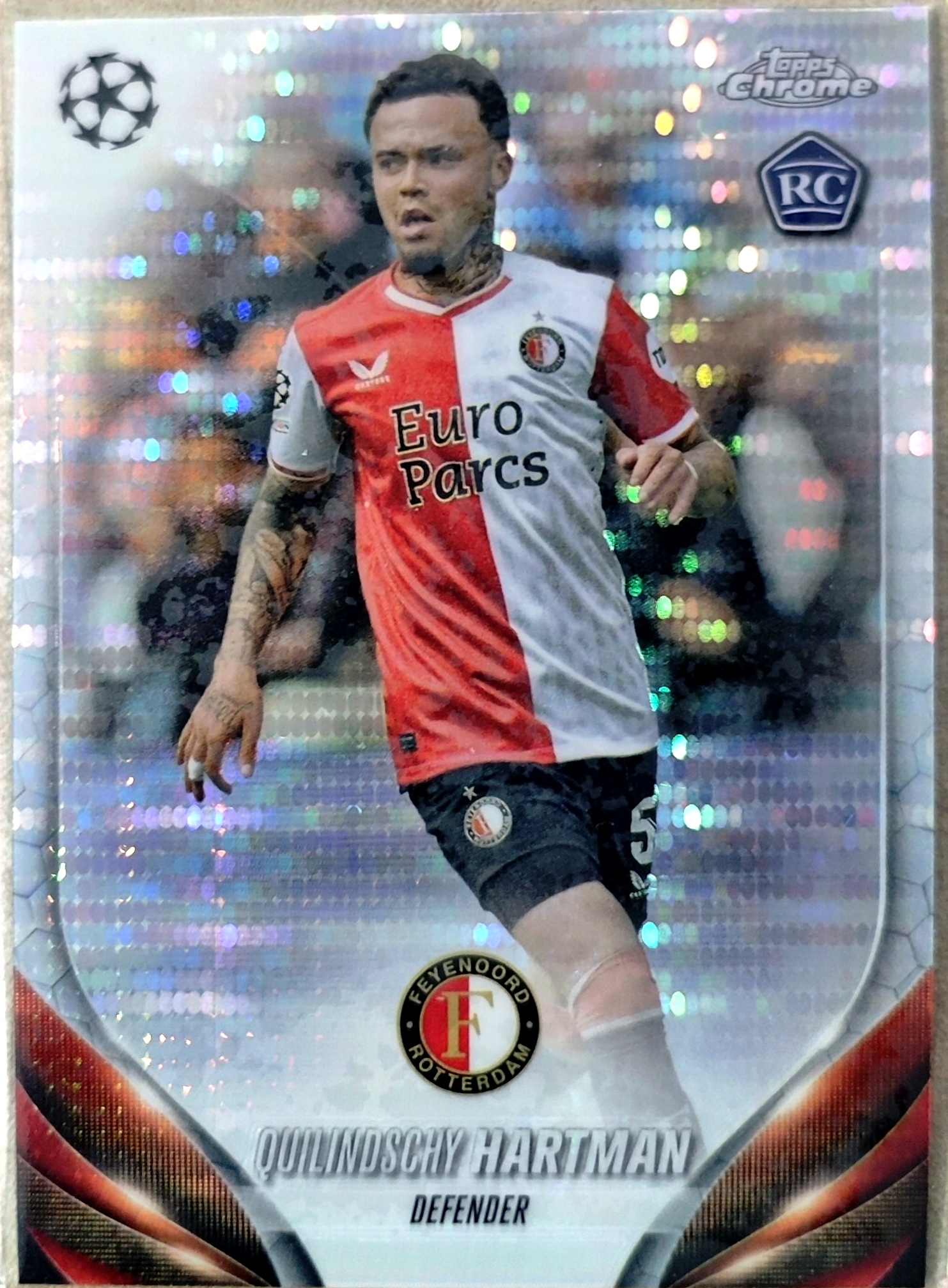 2024-25 Topps Chrome Quilindschy Hartman 哈特曼 新秀 费耶诺