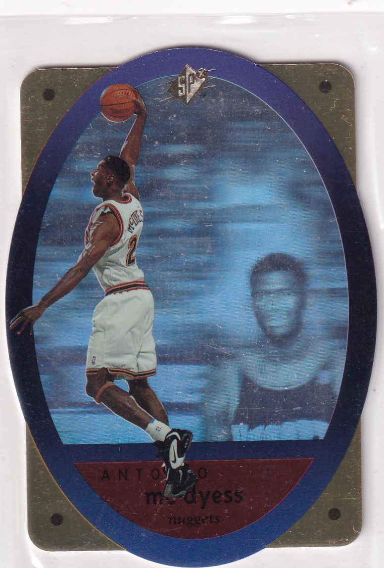 【thebighit】不累计TTB.1996-97 UD SPX 安东尼奥 麦克戴斯 3D折射 金版 异形 特卡 老特 经典老卡 卡品如图