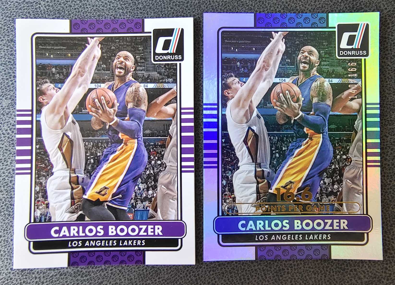 2014-15 Panini Donruss Carlos Boozer 杜蕾斯 湖人 卡洛斯 布泽尔 得分数据特卡 166编