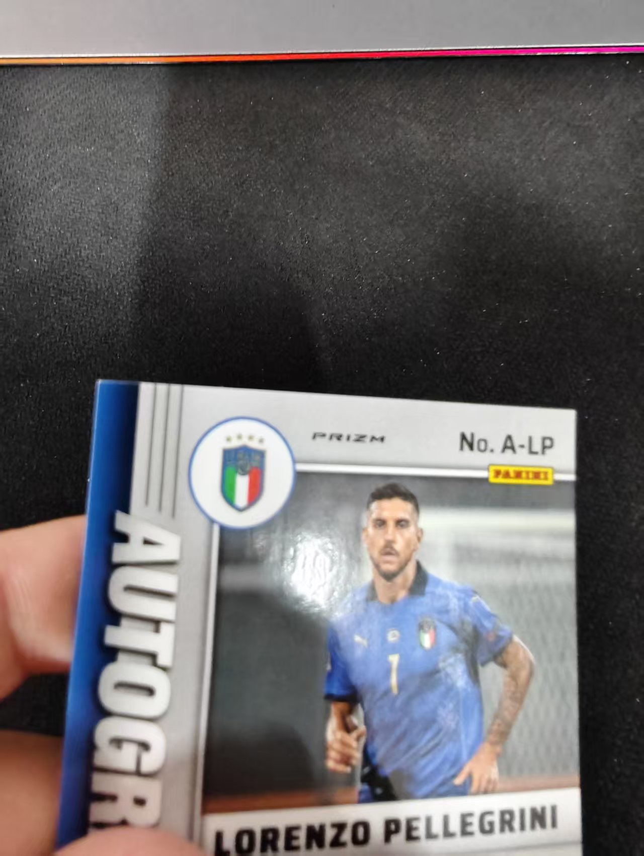 2021-22 Panini Mosaic Lorenzo Pellegrini 洛伦佐・佩莱格里尼 意大利 世界杯之路 马赛克 签字 瑕疵如图