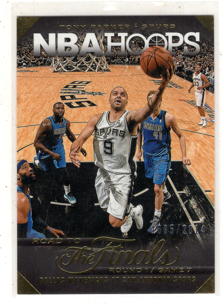 2014-15 Panini Hoops Tony Parker 【来拆波卡】马刺 总决赛之路 托尼帕克 首轮 2014编 cjzs