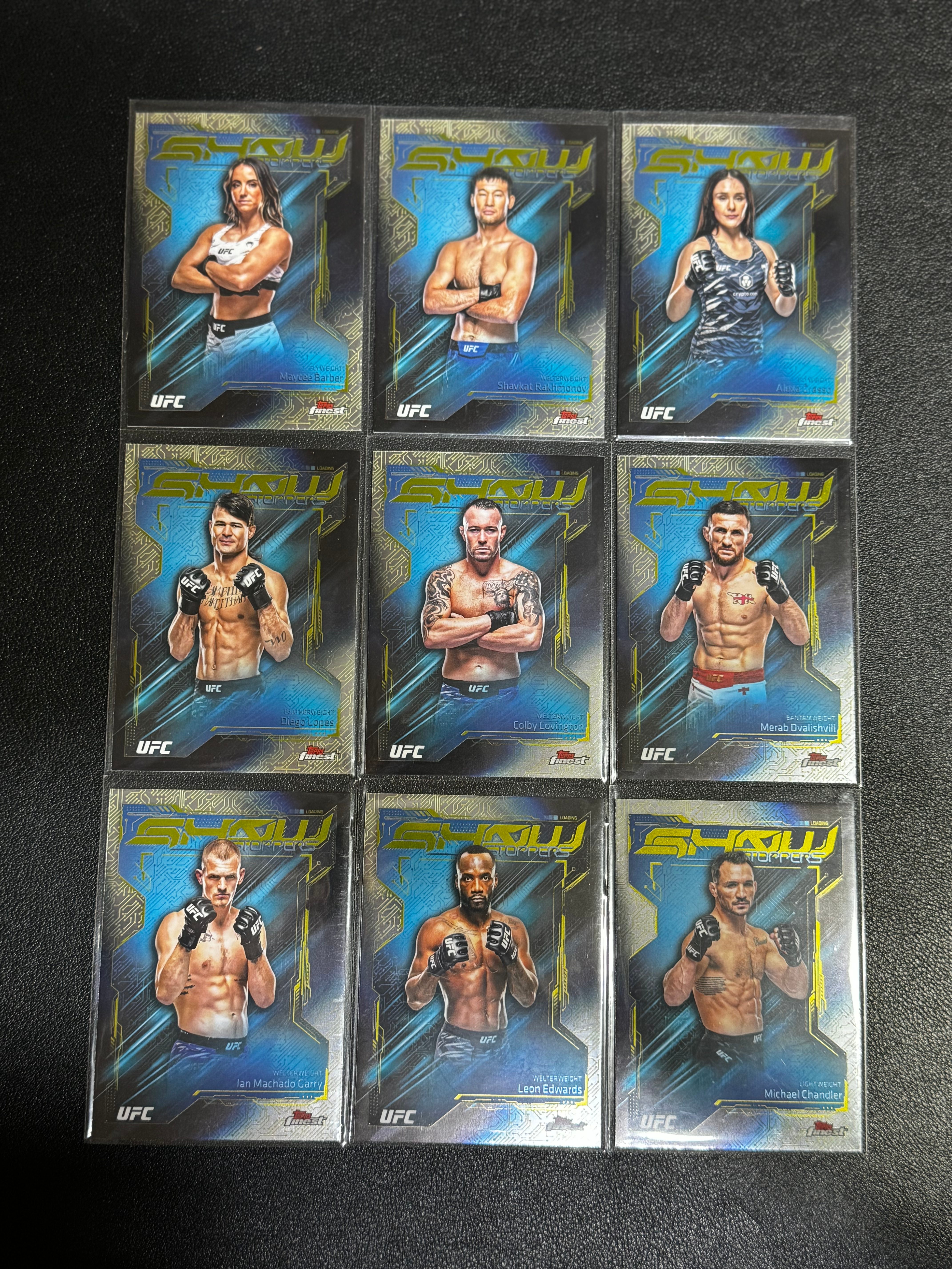 2025 Topps Finest UFC 综合格斗 Base SS 特卡 Maycee Barber 梅塞 巴伯 / Alexa Crasso / Diego Lopes 等 潜力无限 LWDG