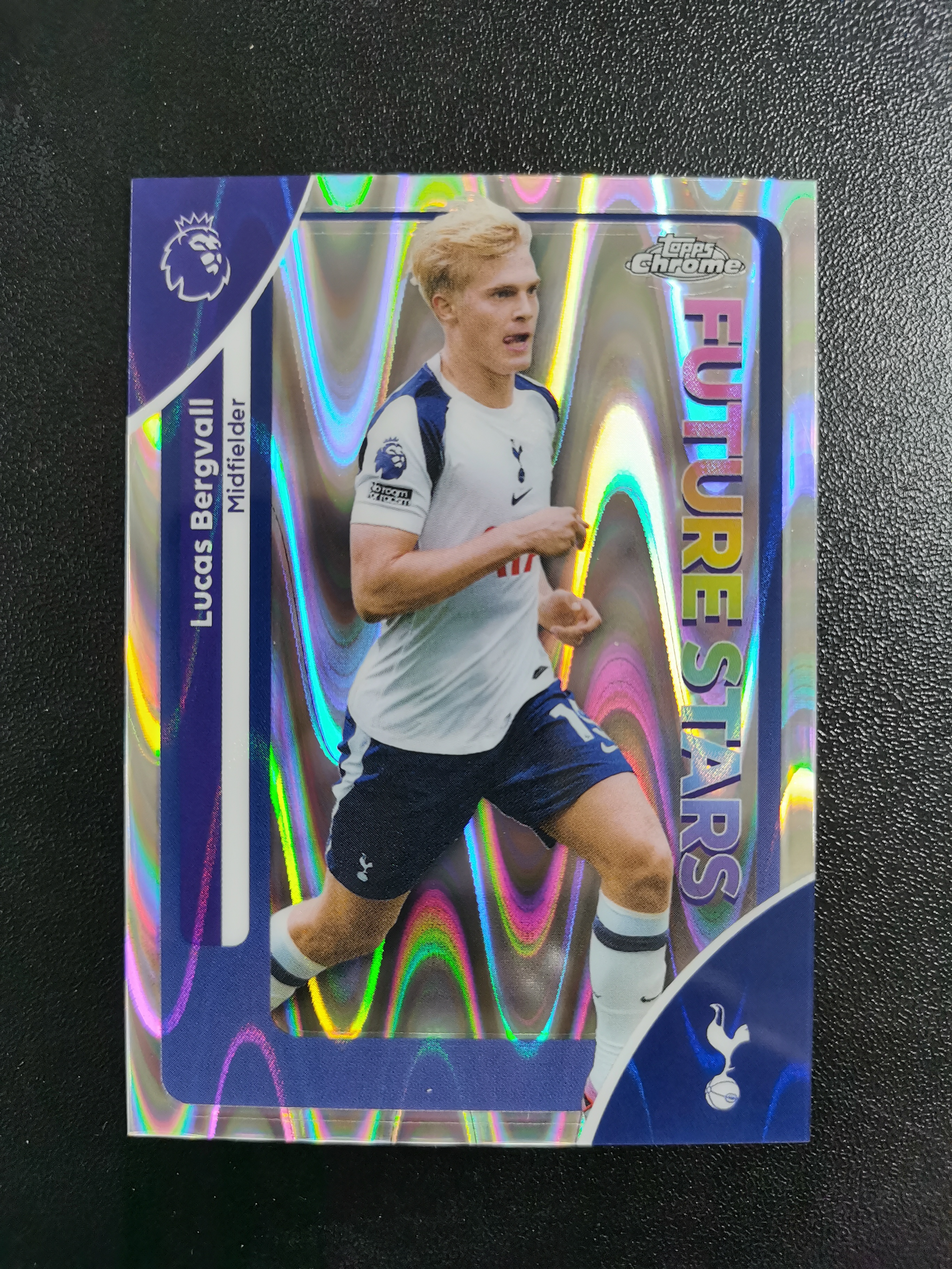 2026 Topps Chrome Lucas Bergvall 伯格瓦尔 热刺 TC英超 变形虫折 收藏凑套 卡品如图 免费代拍(SC888)