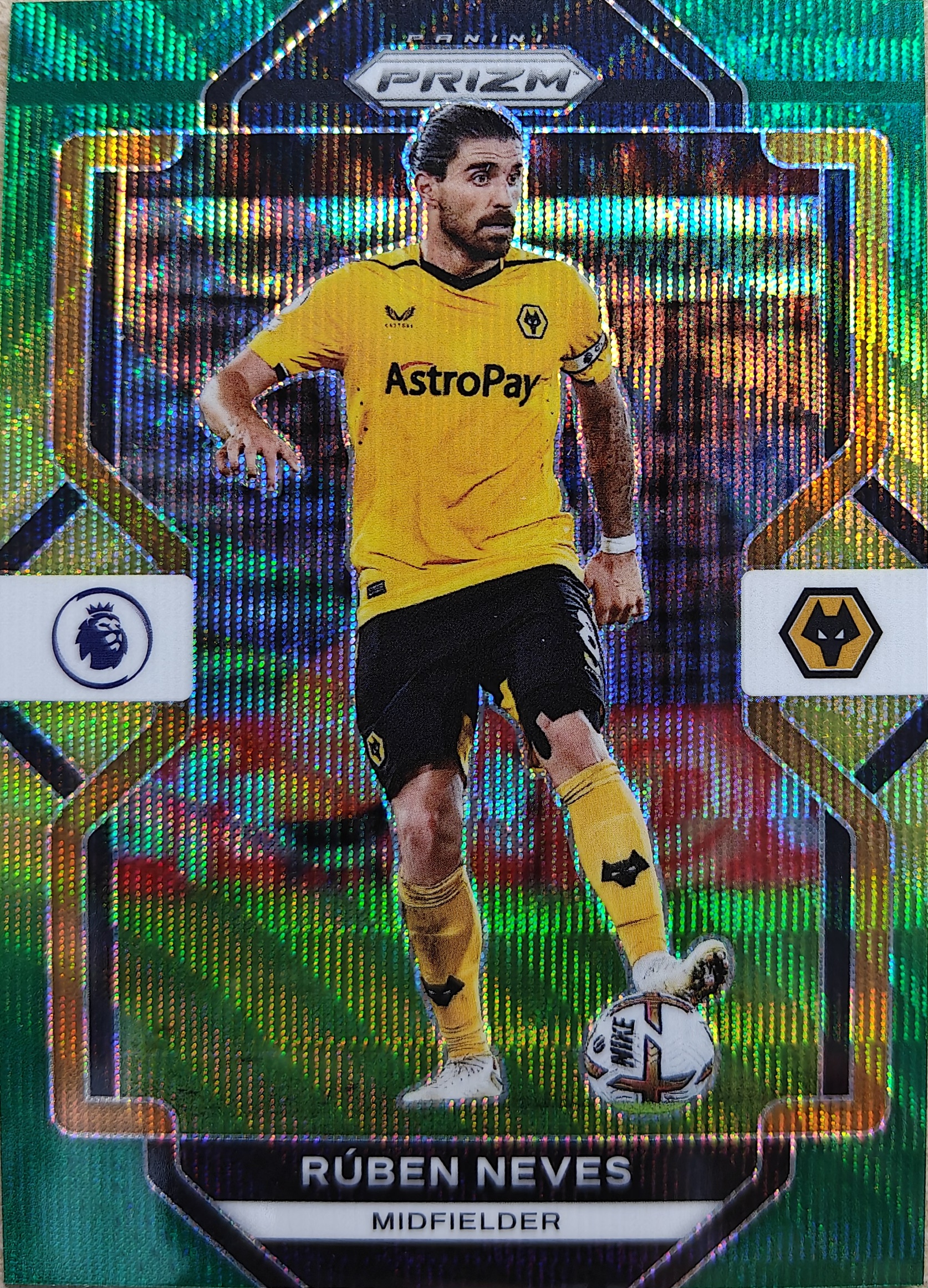 【k代拍】2022-23 Panini Prizm Rúben Neves 鲁本 内维斯 狼队 英超