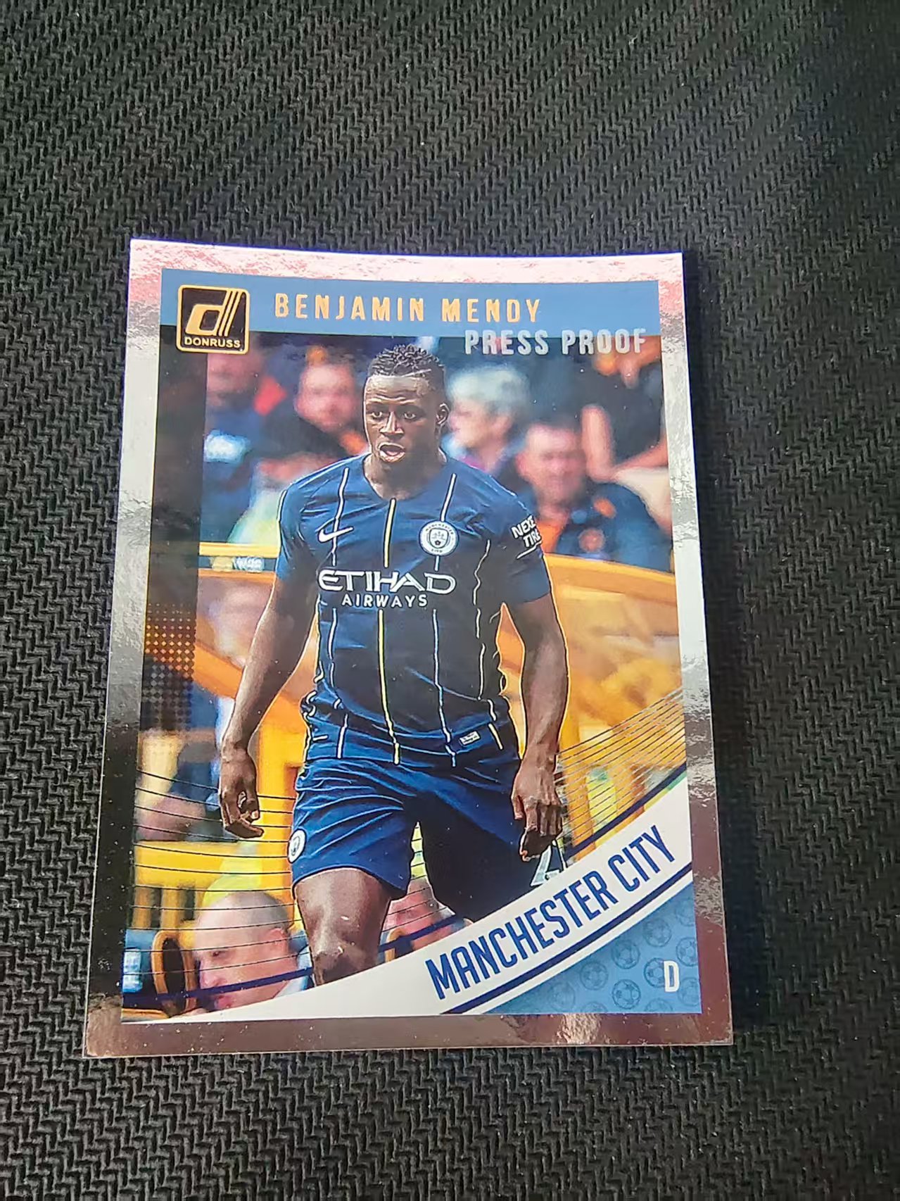 【可合并，不累计】2018-19 Panini Donruss BENJAMIN MENDY 本杰明 门迪 曼城 杜蕾斯 划痕 边角瑕疵 #43