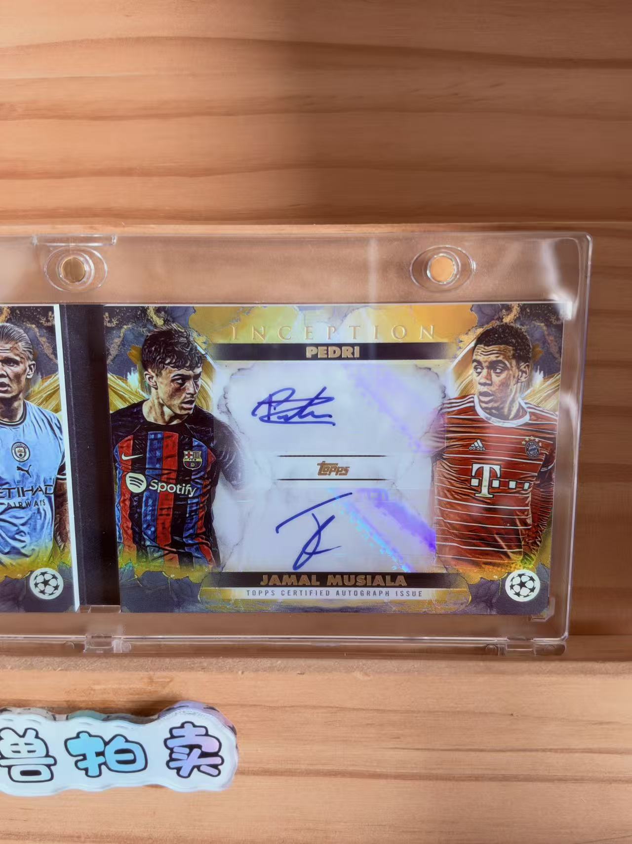 2023 Topps Inception Bellingham Haaland 盗梦空间 贝林厄姆 哈兰德 佩德里 穆夏拉 完美四人签 签字 签名 小书 1/1 1编 一编 爆金 大热新星 顶级好卡