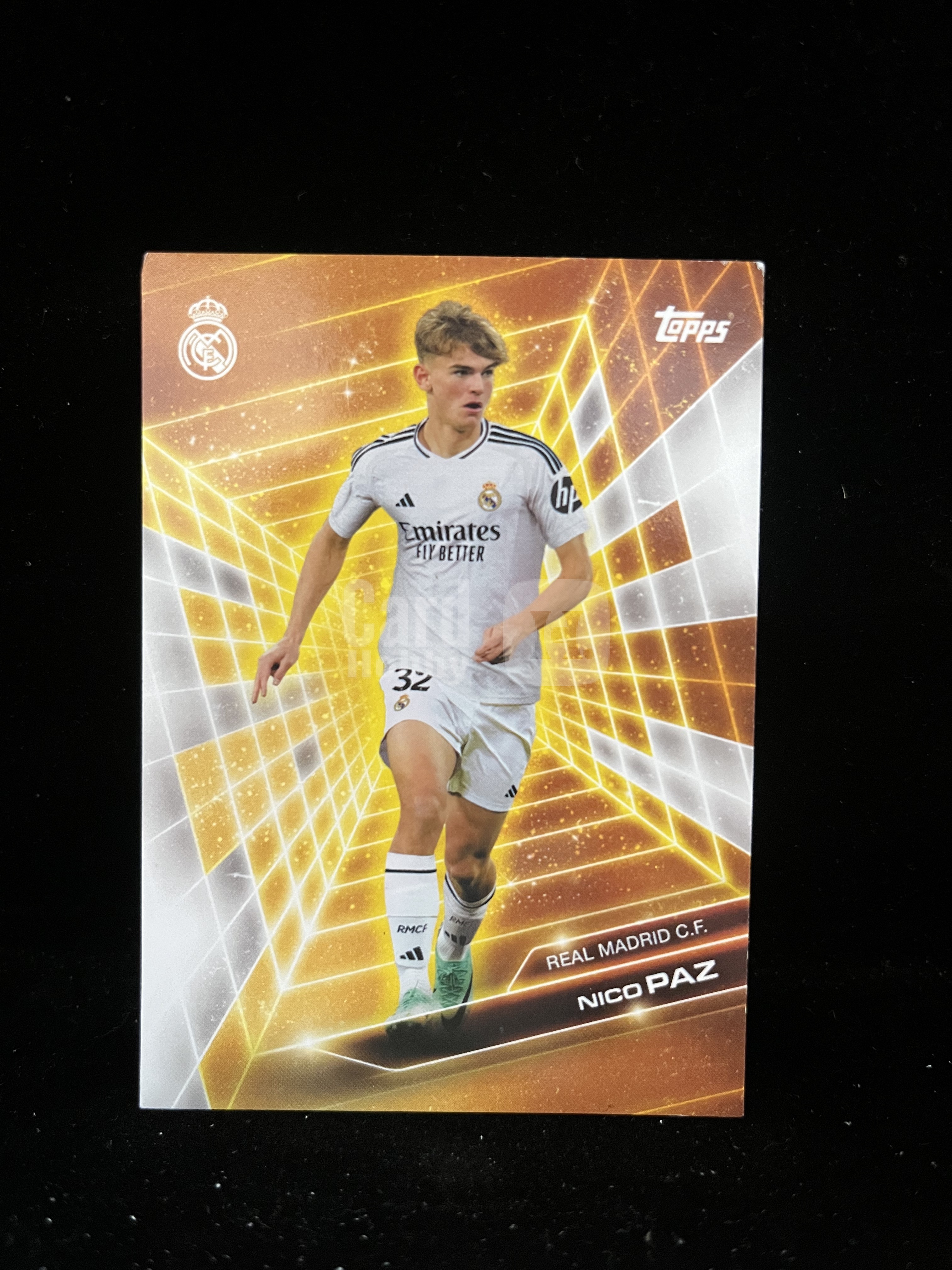免费代拍 2024 Topps Real Madrid C.F. Fan Set 西甲 尼科·帕斯 Nico Paz 卡品如图#E704