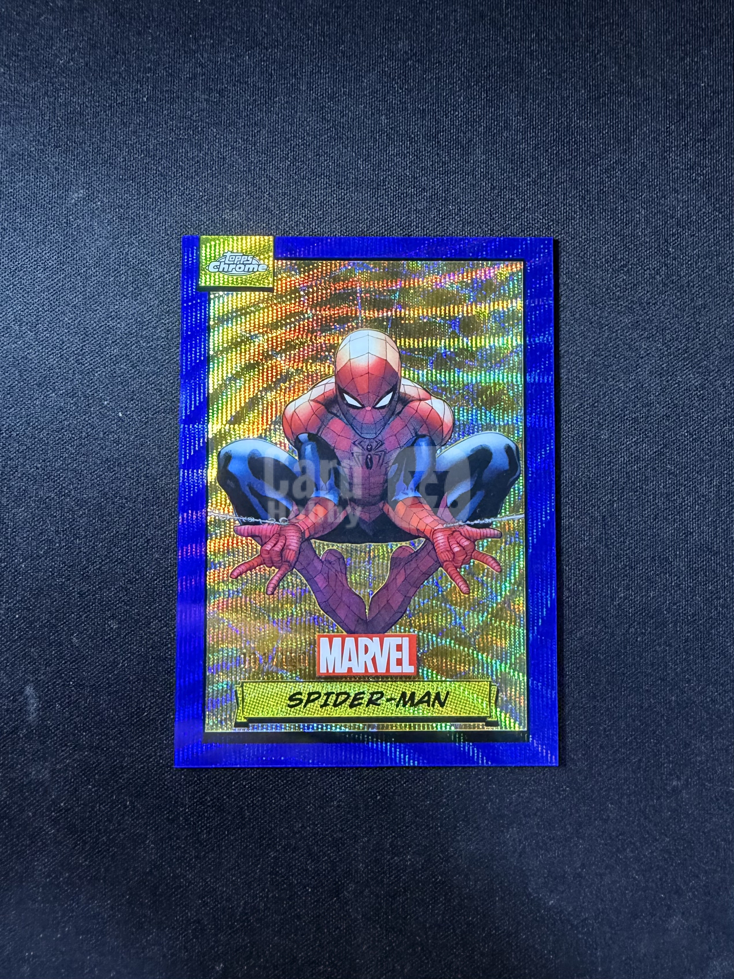2024 Topps Chrome Spider-Man 漫威 TC 元年 蜘蛛侠 004/150编 蓝折 蓝纹折 折射 Chrome 正TC 收藏必备 卡品如图 国外价高 收藏必备