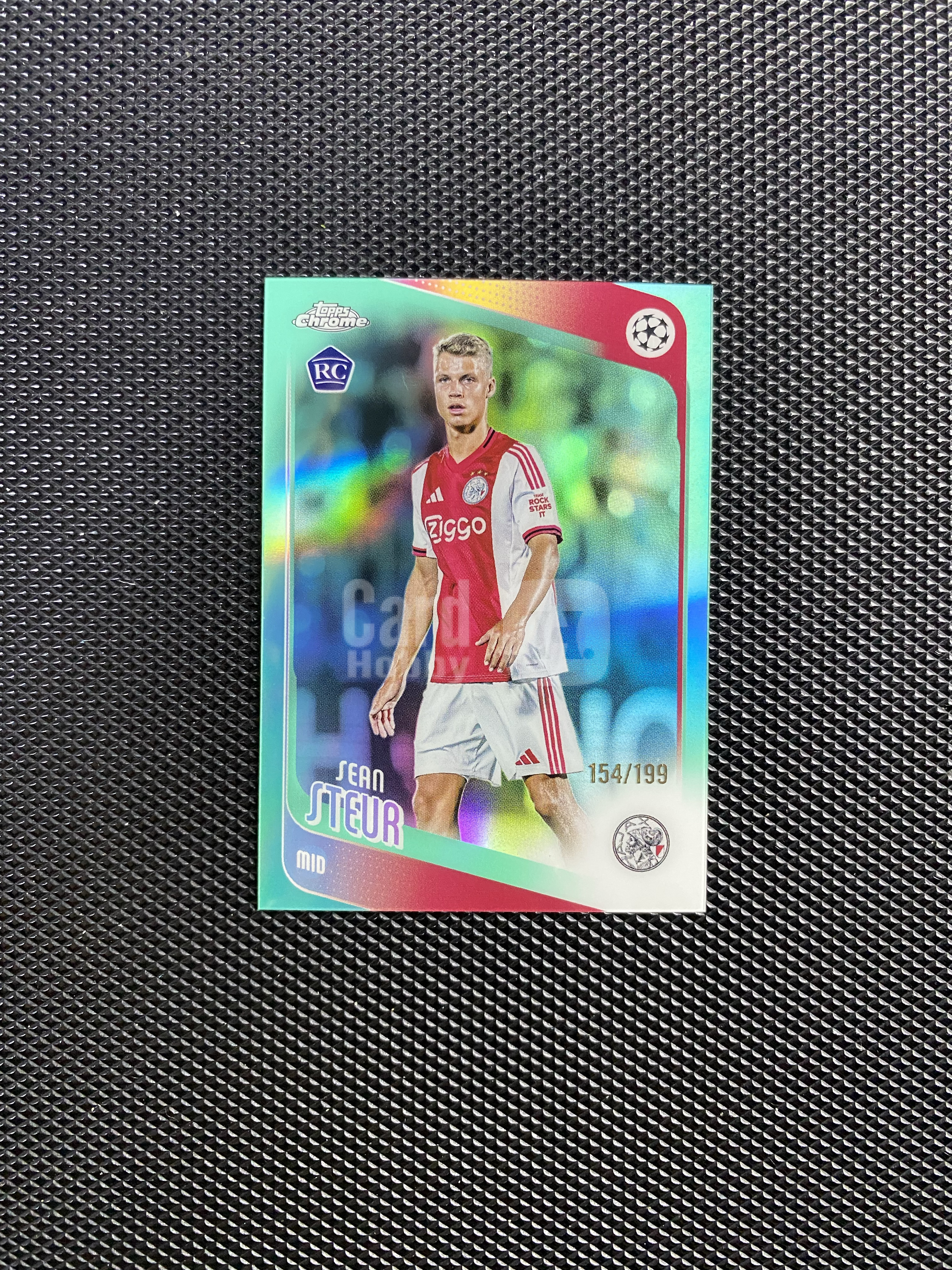 【深情拍卖】2026 Topps Chrome 欧冠TC Sean Steur 阿贾克斯 新秀RC 肖恩 斯特尔 199编 青折 卡品如图 #js548#