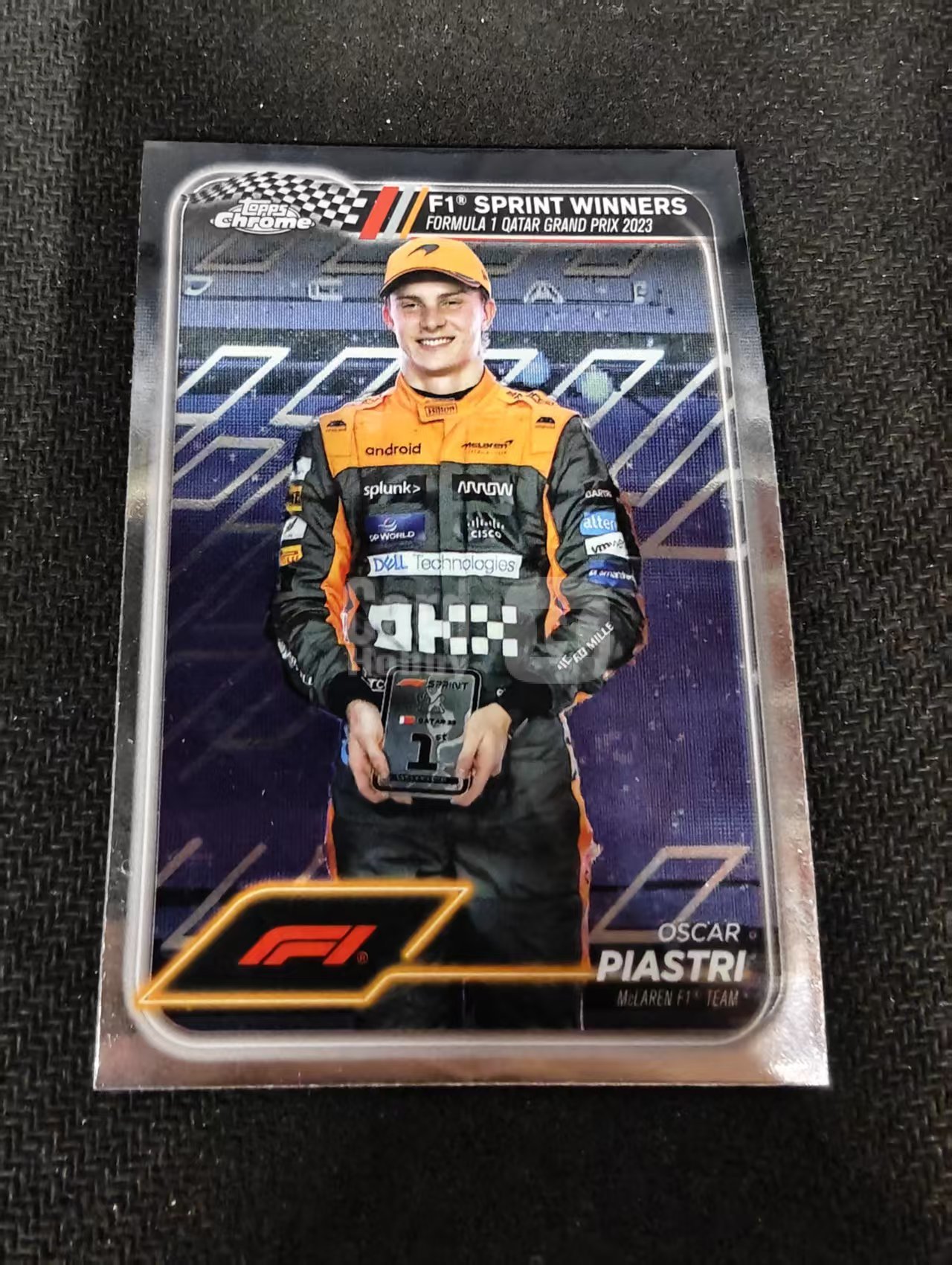 2024 Topps Chrome F1 Oscar Piastri 方程式赛车 奥斯卡 皮亚斯特里 迈凯伦车队 划痕 边角瑕疵 #151