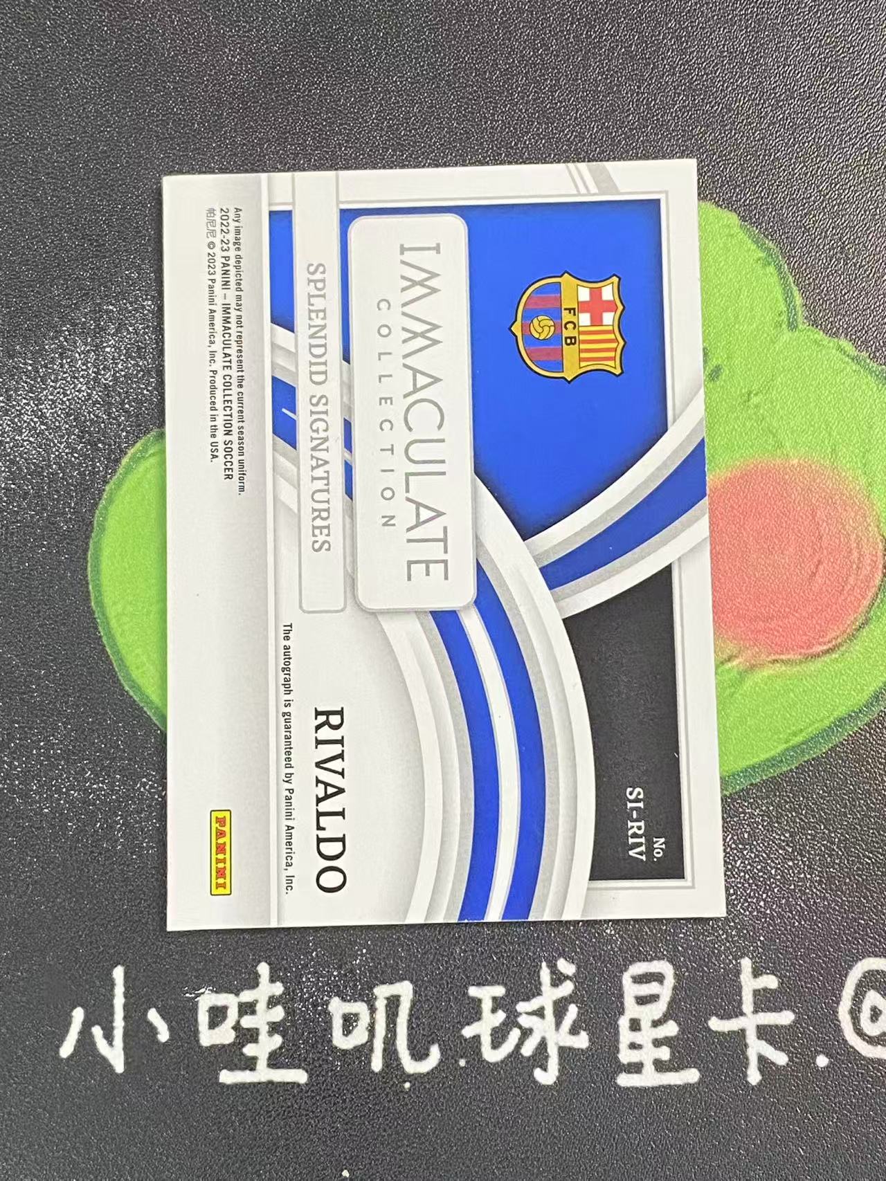 2022-23 Panini Immaculate Rivaldo 爱咪咪 巴塞罗那 巴萨 里瓦尔多 99编 签字 巴西 瓦刀 传奇 名宿 微瑕如图【ZYP代拍】Z586