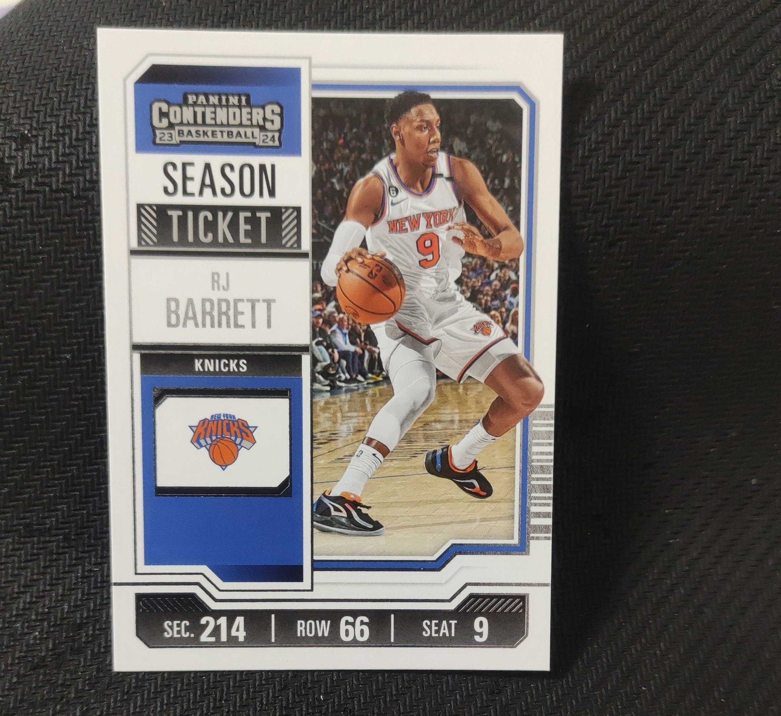 2023-24 Panini Contenders R.J. Barrett RJ 巴雷特 尼克斯队 no.2 凑套必备 可累计 回收球星卡