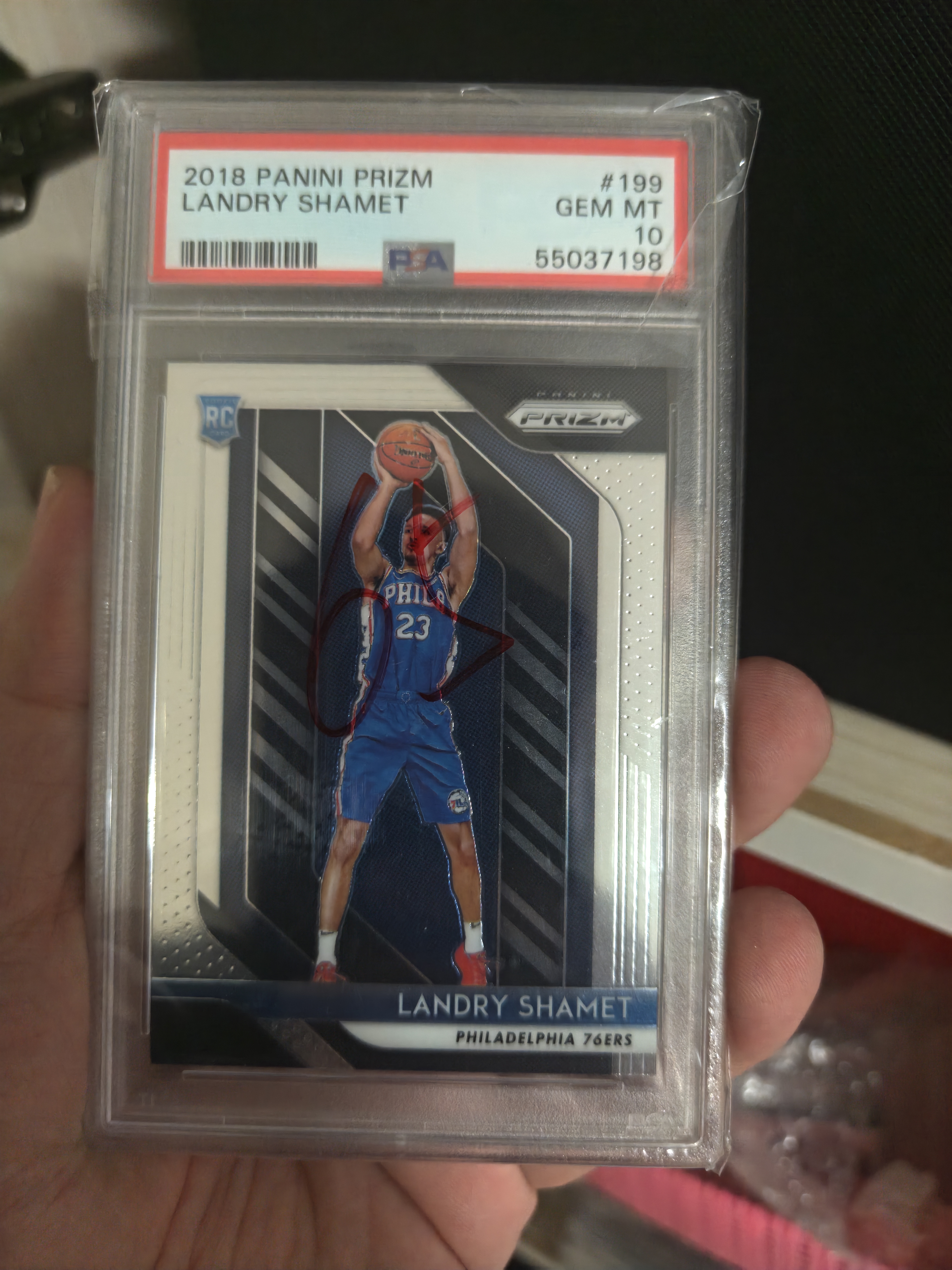 2018-19 Panini Prizm Landry Shamet RC #199 PSA10 新秀年 兰德里 沙梅特 沙皇 BASE PSA10分满分评级 稀有