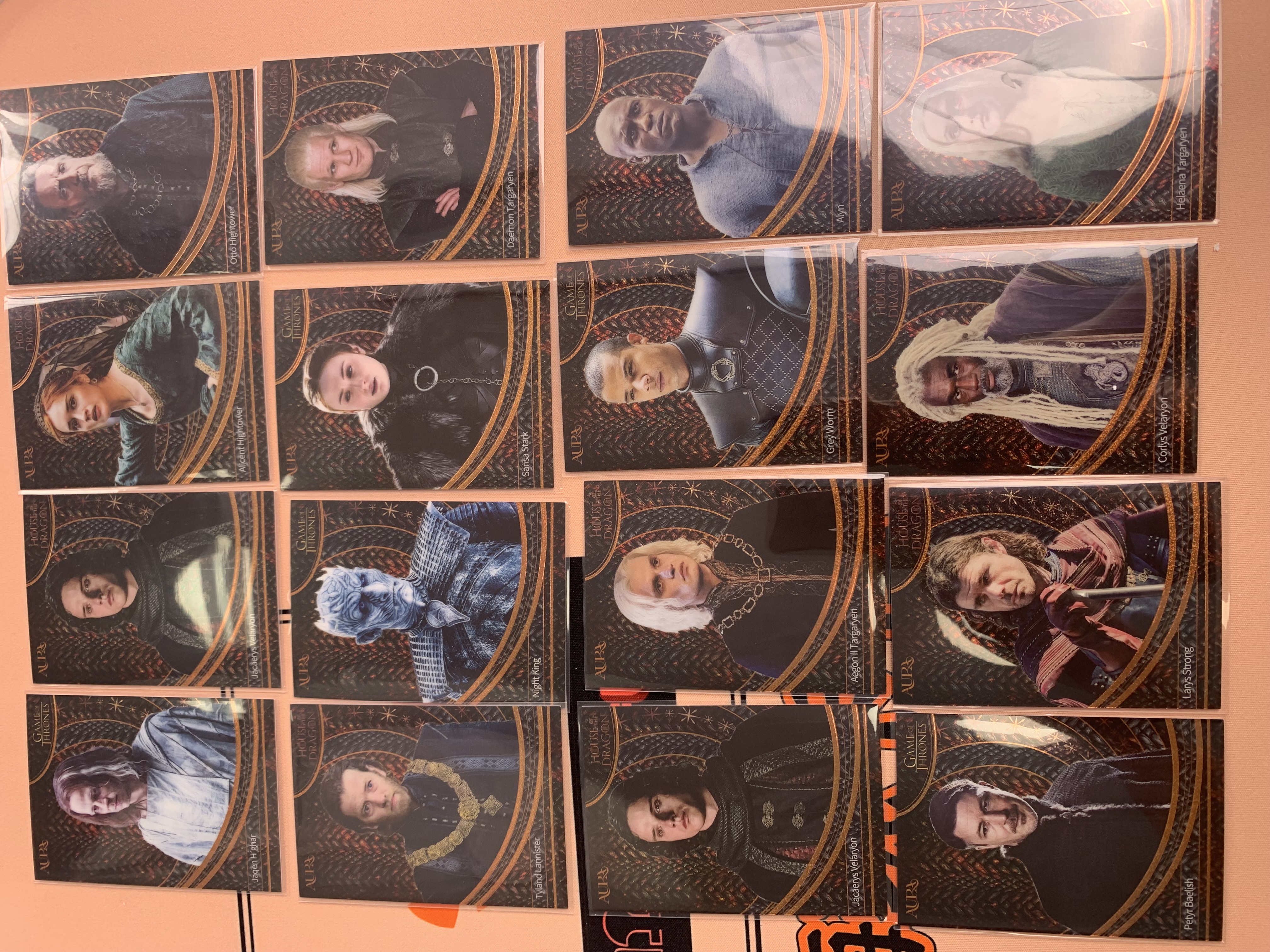 2025 Kakawow 权力的游戏 权游aura 16张lot 龙折/250 卡品如图 关联:龙妈 雪诺 弥桑代 迪士尼 topps