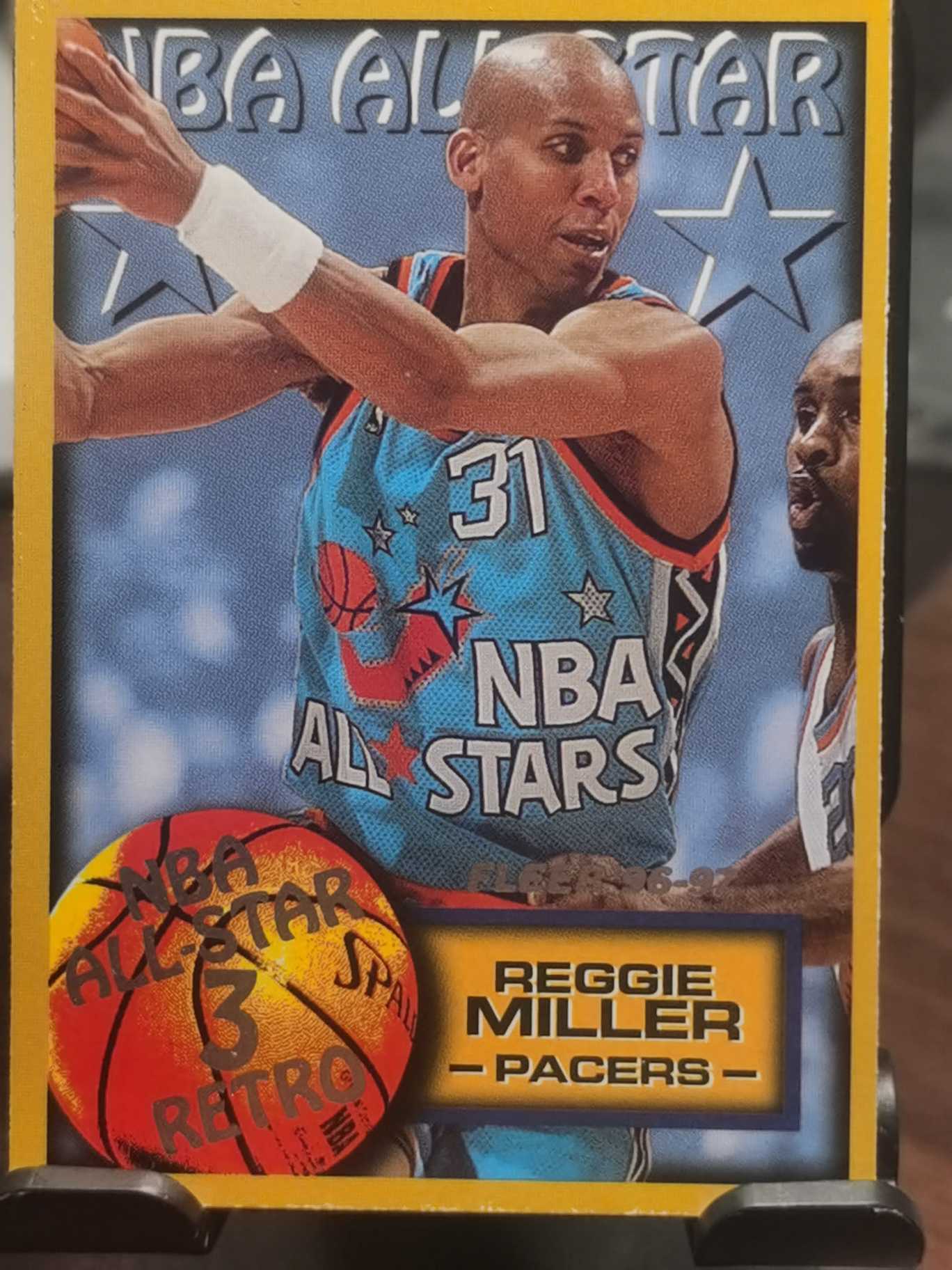 1996-97 Fleer NBA Hoops All-Star Reggie Miller NBA全明星 第三弹 雷吉 米勒