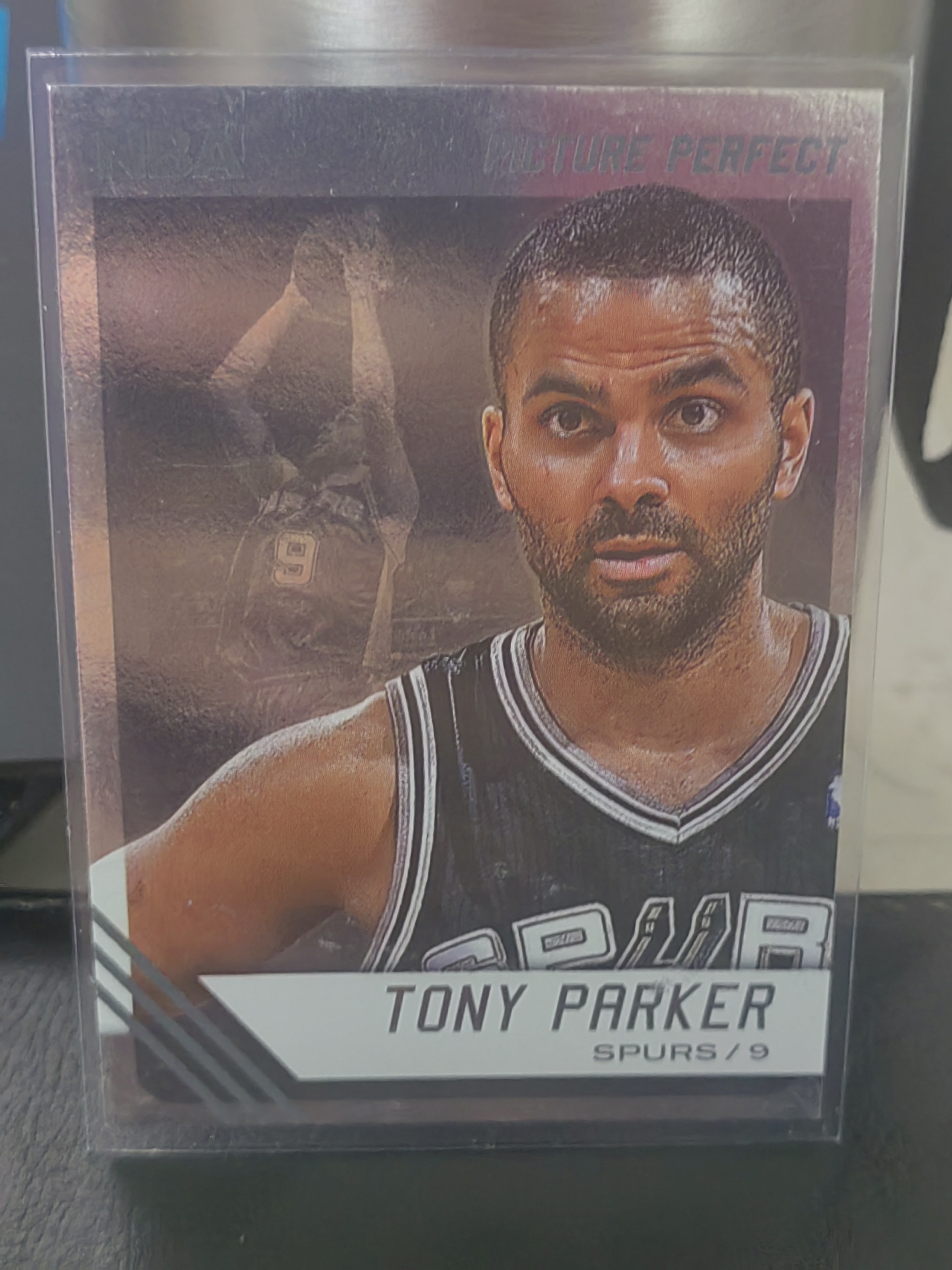 2014 Panini S.p.A Tony Parker 中雅图 托尼帕克 法国跑车 马刺 大头 篮 白边白角 不保卡品 卡品如图