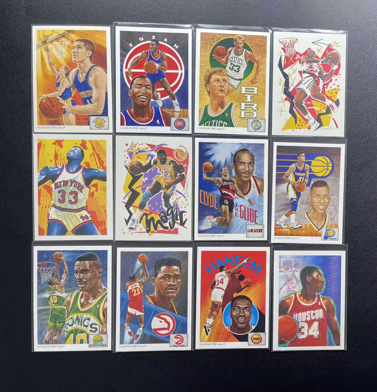 【威海星之卡】多年份 油画设计 稀有老特卡 大梦 大鸟伯德 托马斯 魔术师约翰逊 专收凑套 Lot打包不保卡品 陌*12