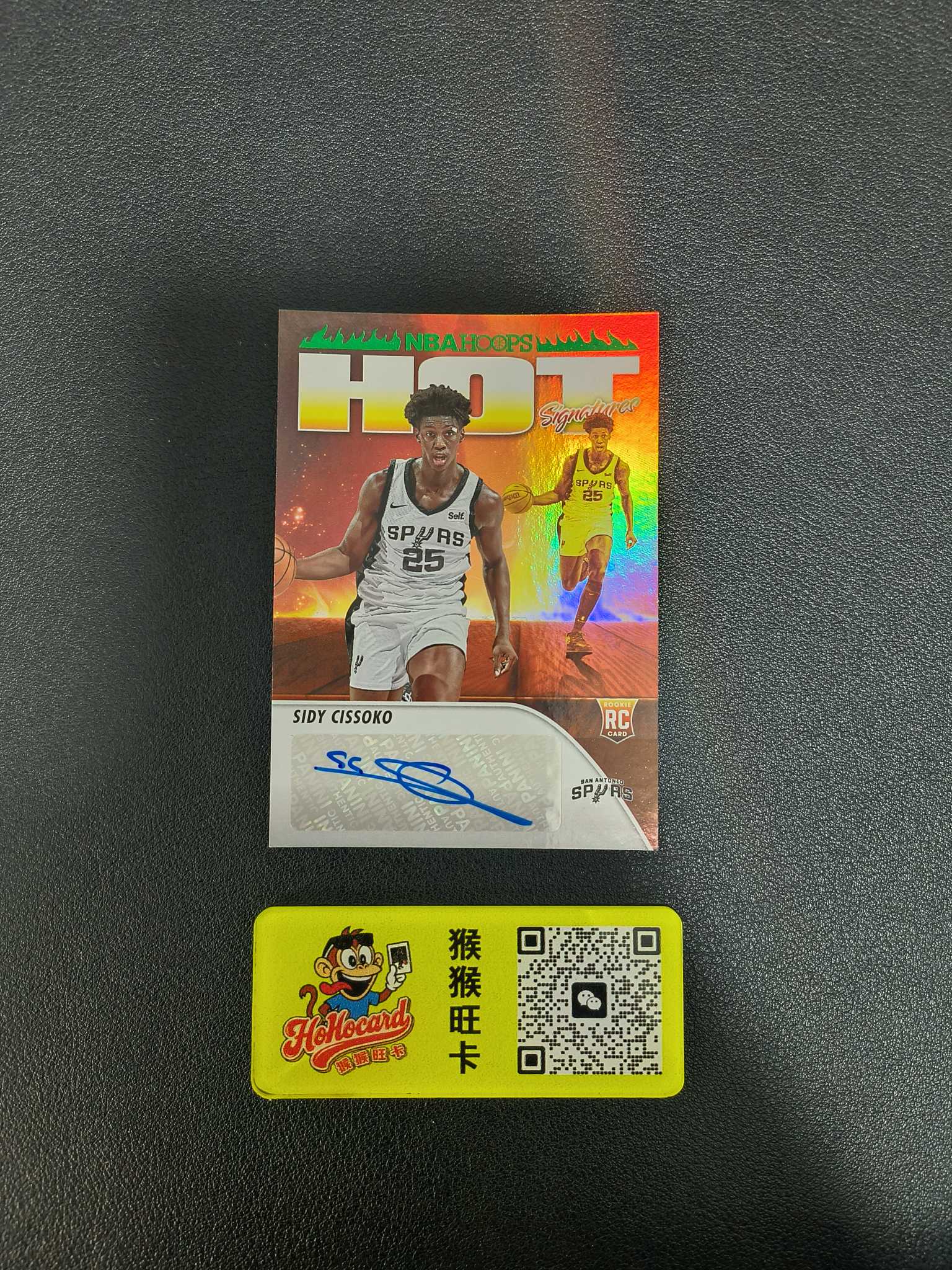 2023-24 Panini NBA Hoops Sidy Cissoko RC 【猴猴旺卡】hoops 马刺 西帝西索科 hot签 贴签 卡品如图 接代拍 8b【龙】